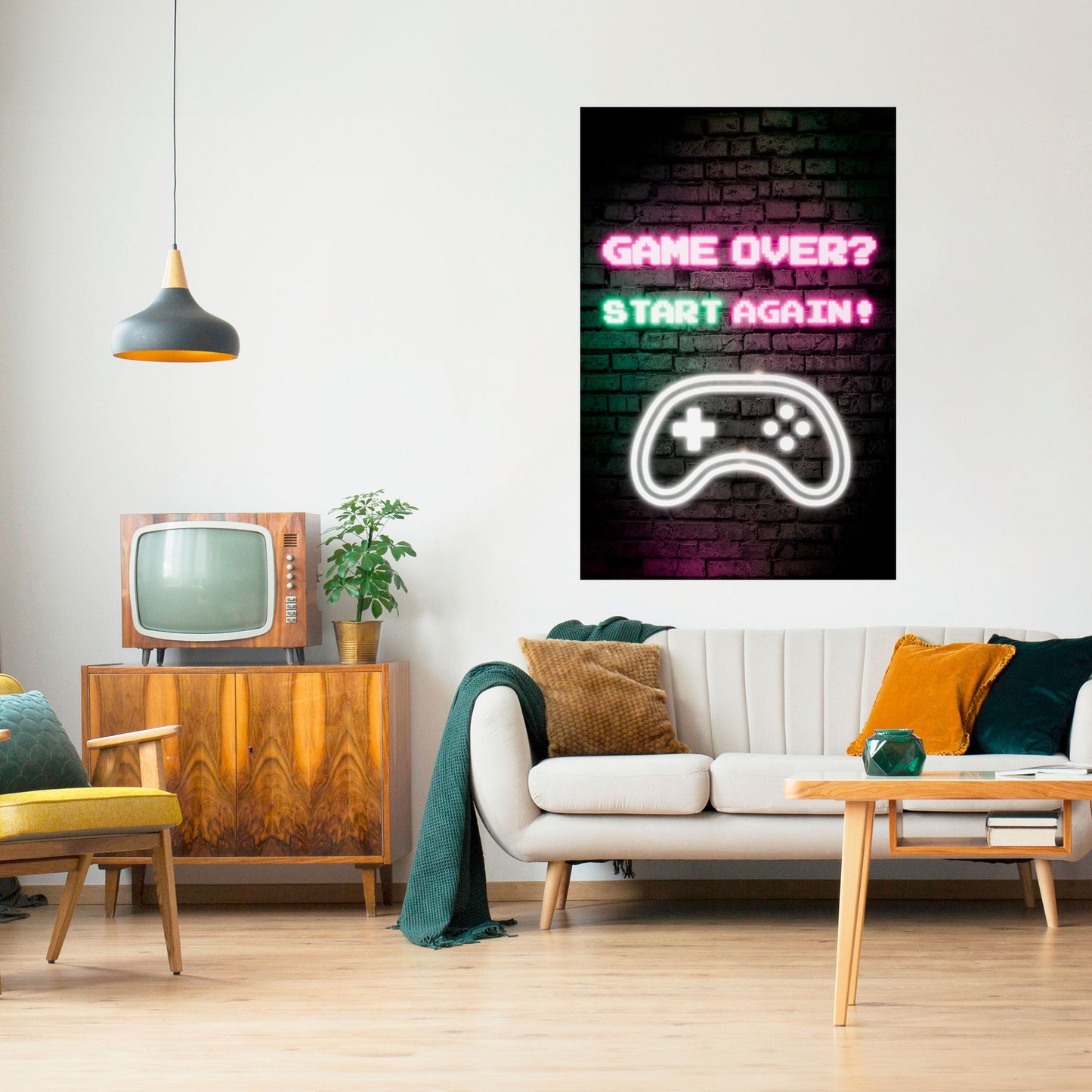 RIPRODUCI LA TUA AVVENTURA Poster verticale staccabile e attaccabile