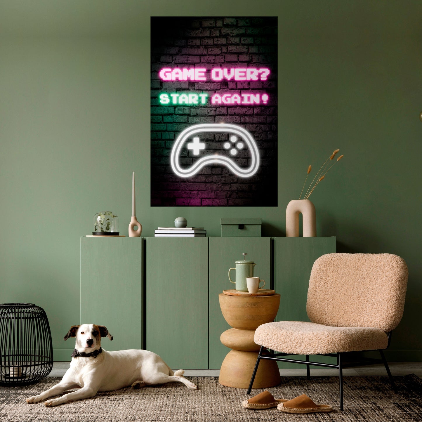 RIPRODUCI LA TUA AVVENTURA Poster verticale staccabile e attaccabile