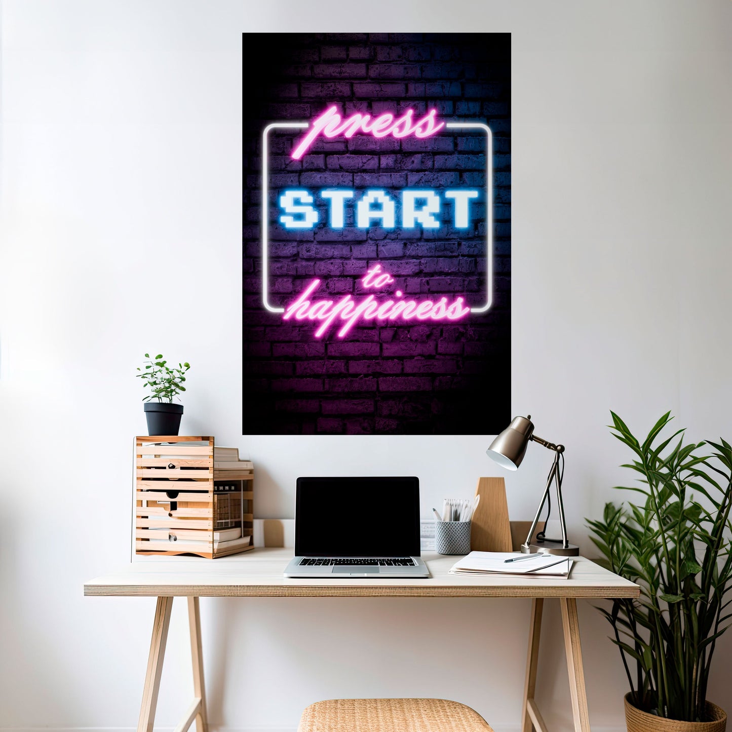 Premi Play per Joy Poster verticale staccabile e attaccabile