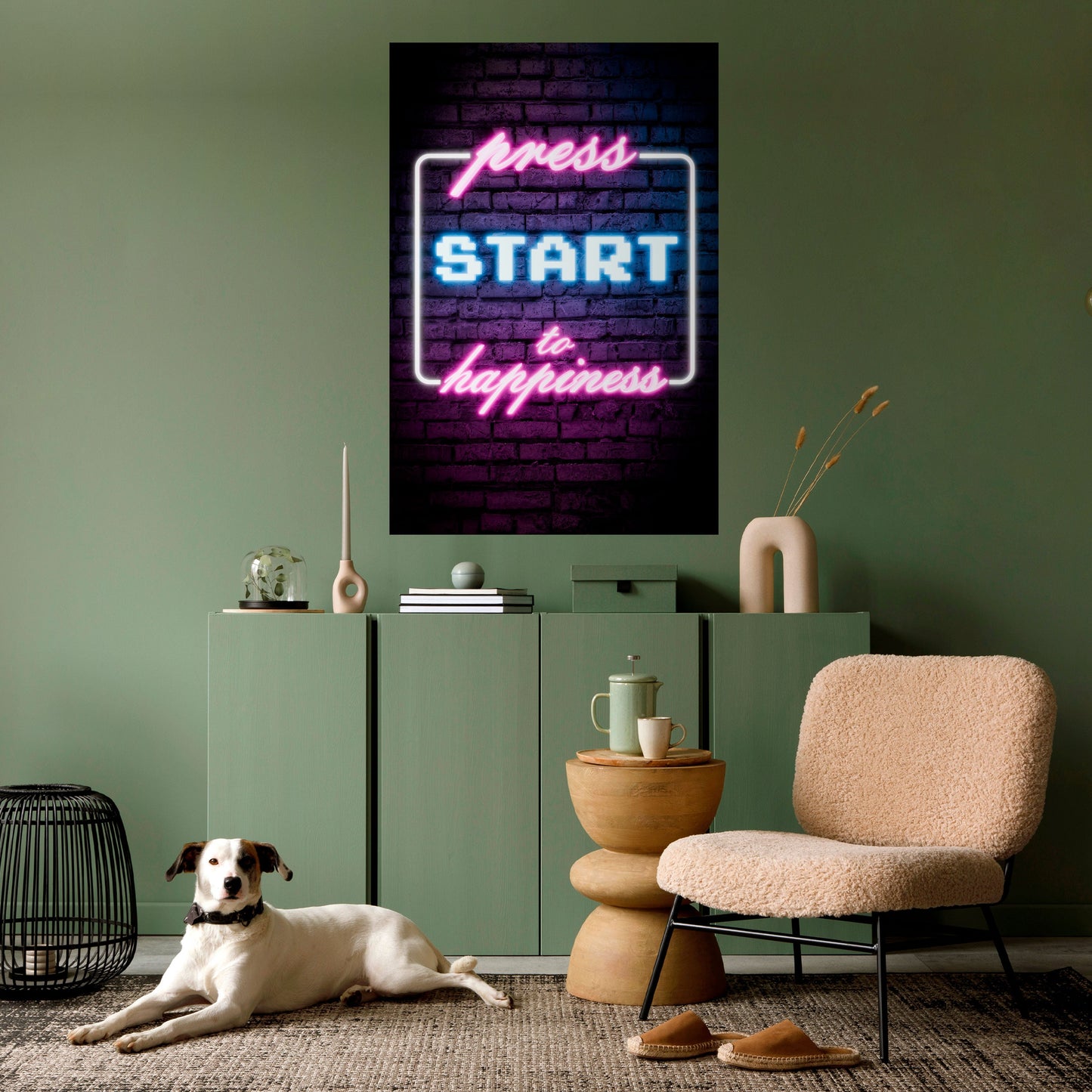 Premi Play per Joy Poster verticale staccabile e attaccabile