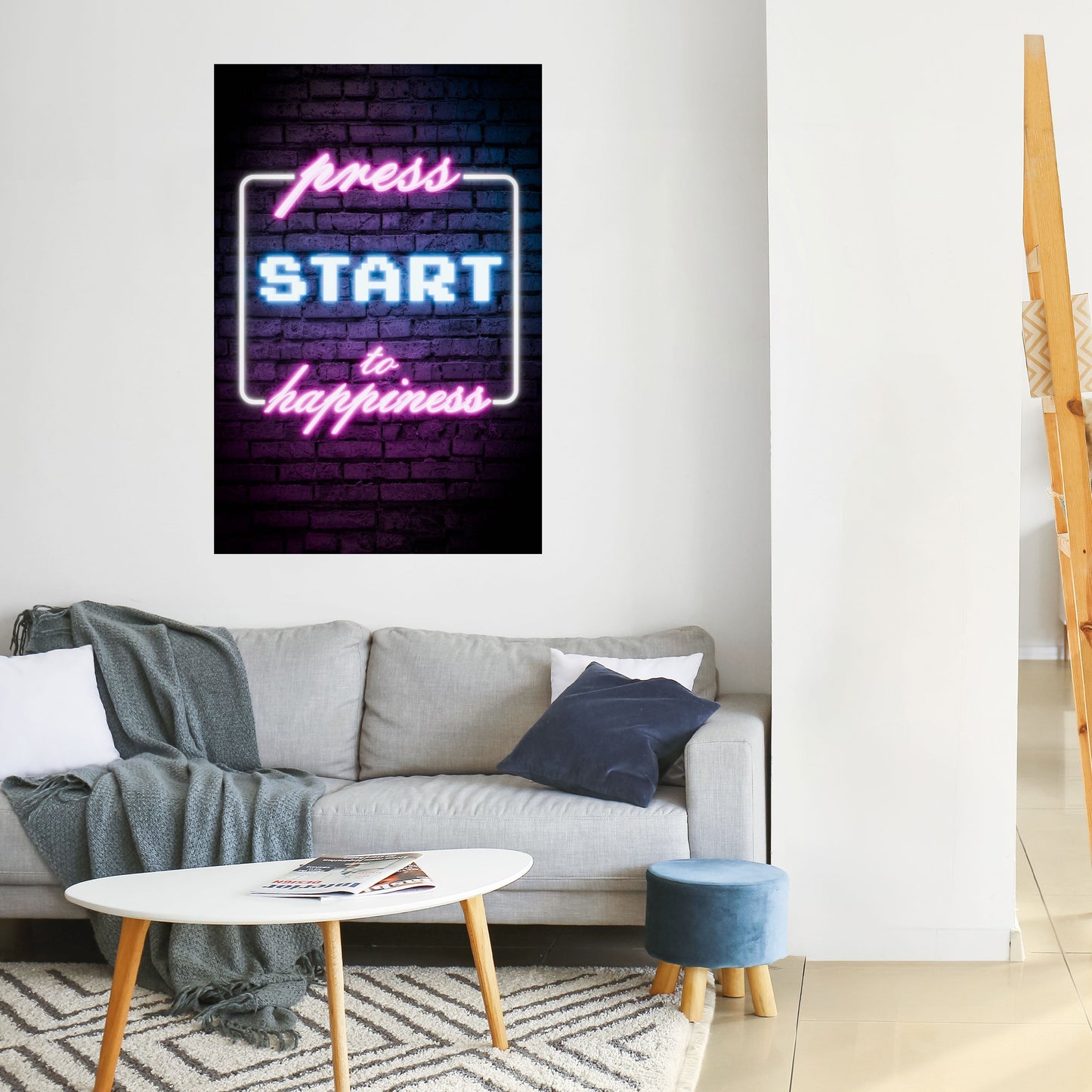 Premi Play per Joy Poster verticale staccabile e attaccabile
