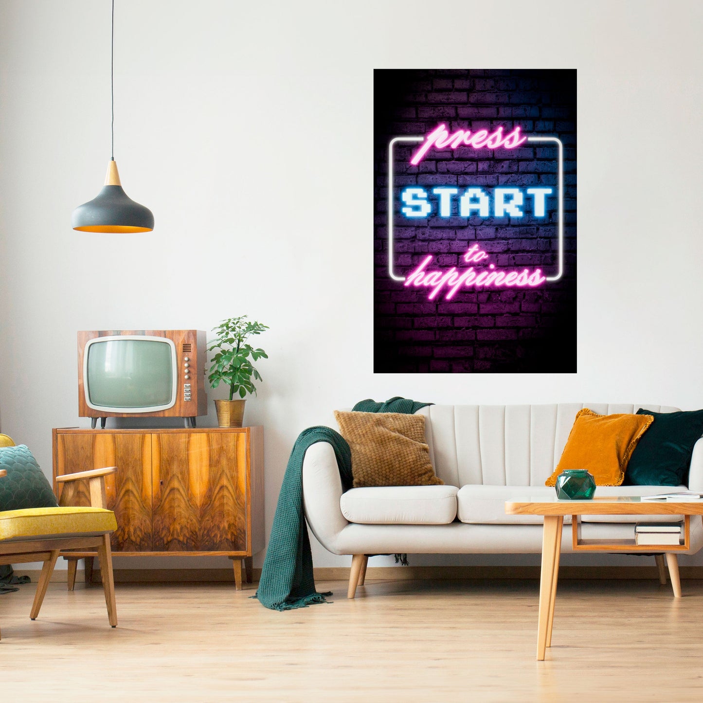 Premi Play per Joy Poster verticale staccabile e attaccabile