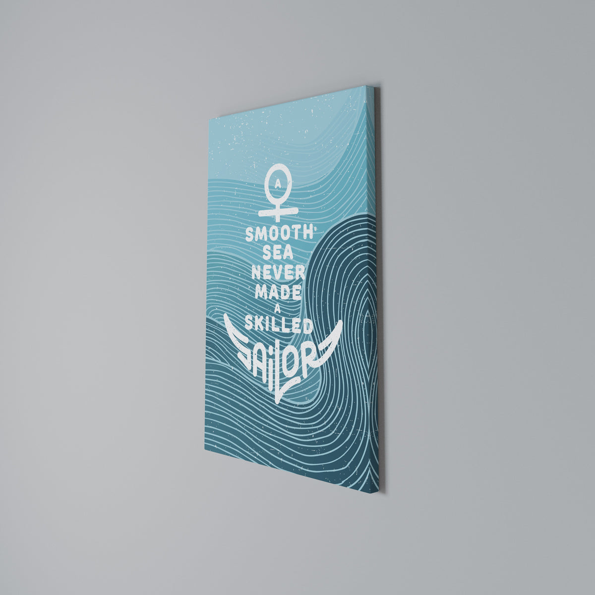 SKILLED SAILOR Stampa su tela verticale
