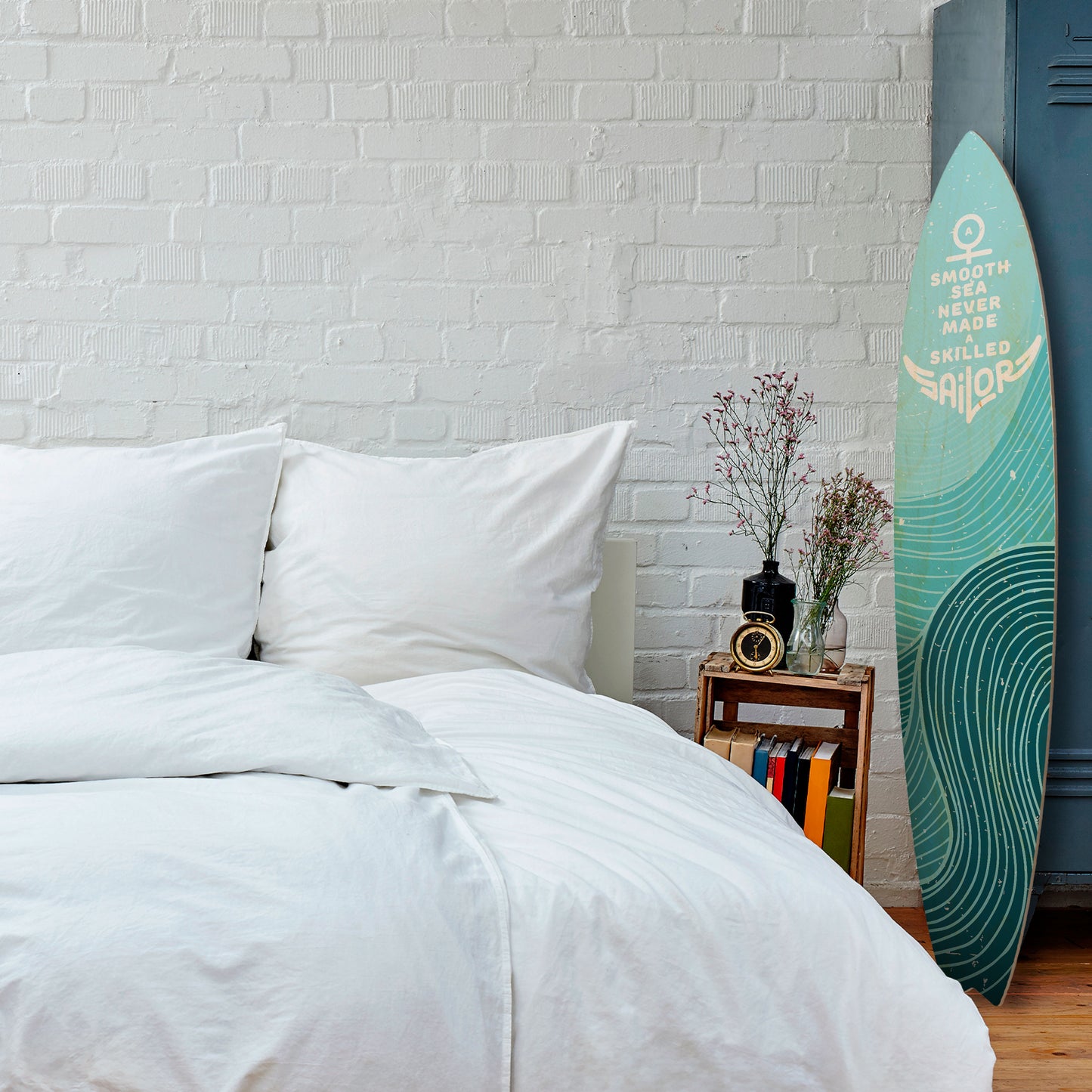 SKILLED SAILOR Tavola da surf decorativa in compensato