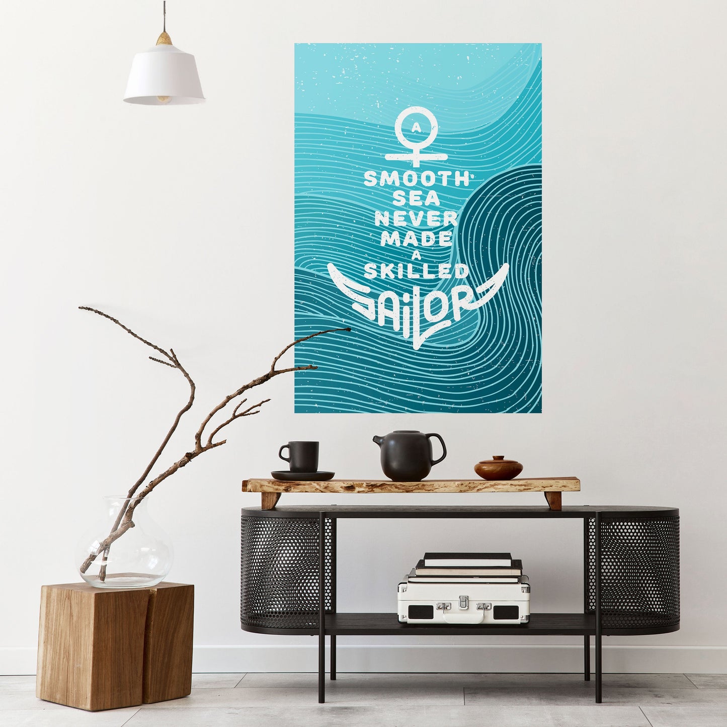 Poster verticale staccabile e attaccabile MARINAIO ESPERTO