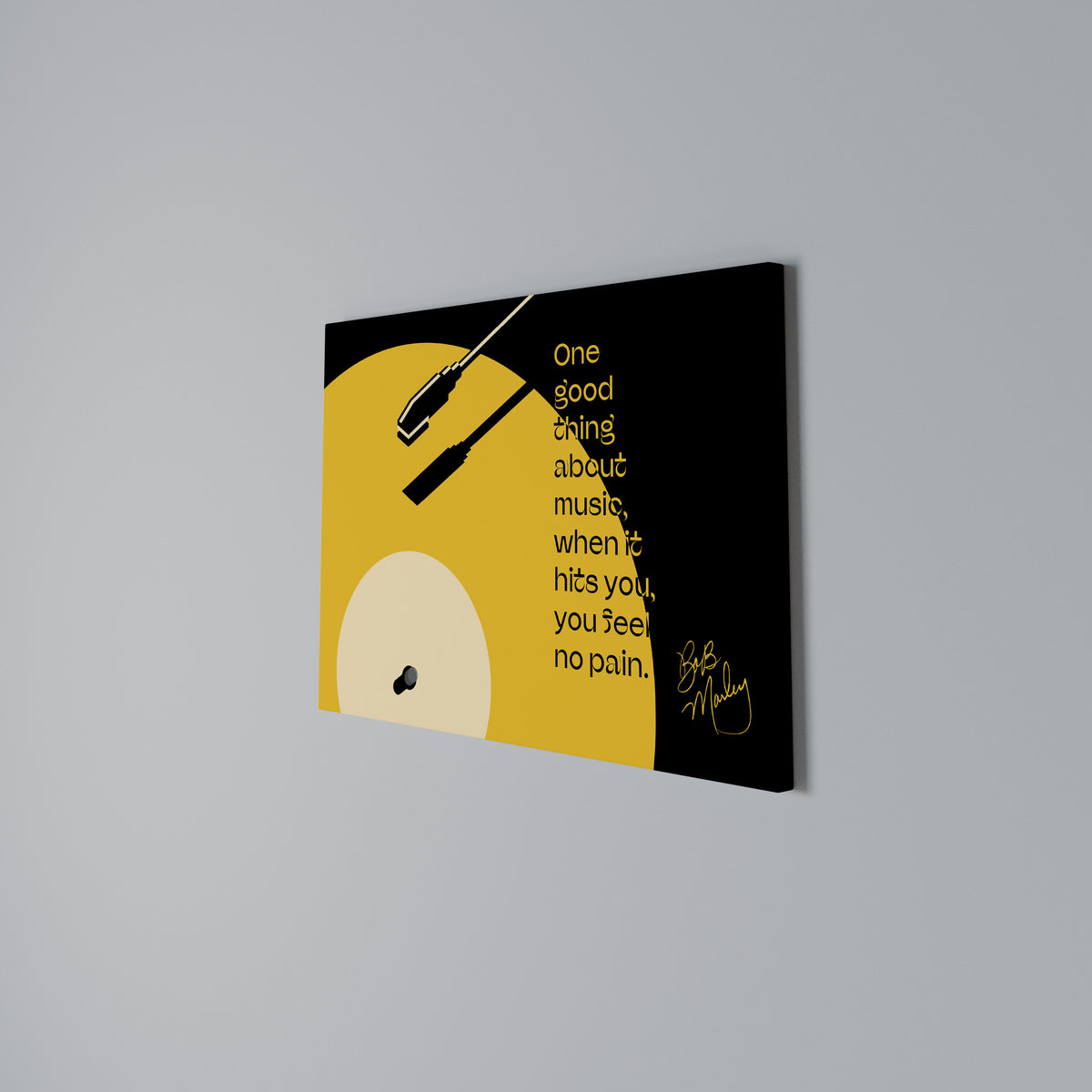 MUSIC - NO PAIN Stampa su tela orizzontale