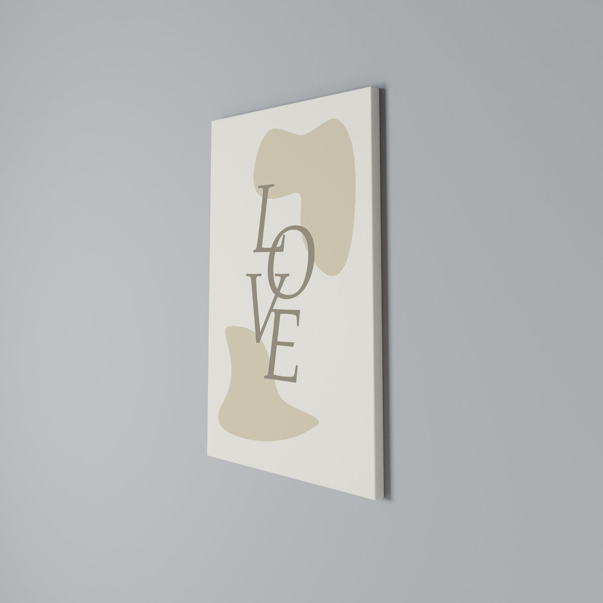LOVE IN FORM Stampa su tela verticale