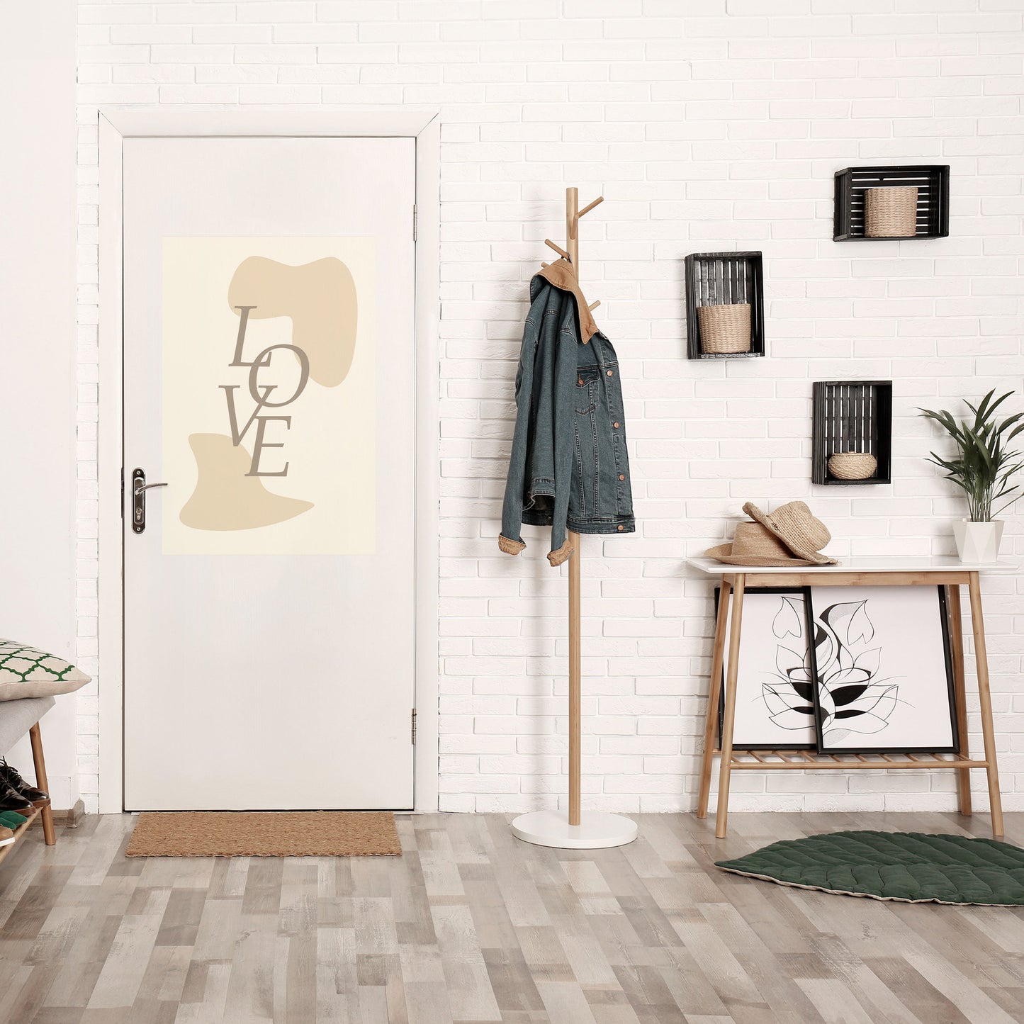 L'AMORE IN FORMA Poster verticale staccabile e attaccabile