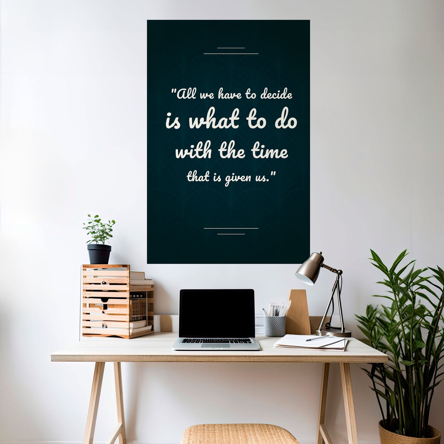 DECISIONI IN MOMENTI Poster verticale staccabile e attaccabile