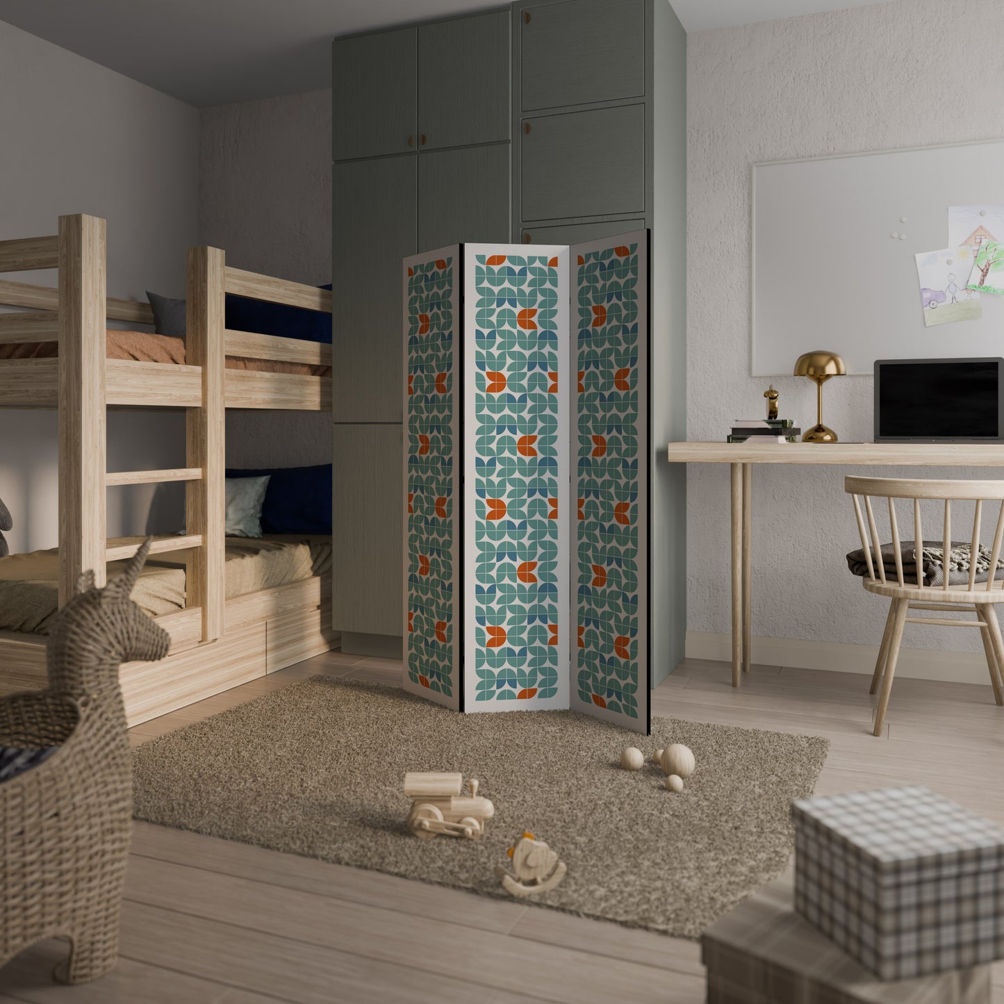 DIVISORE DECORATIVO PER AMBIENTI A 3 PANNELLI BE THE CHANGE