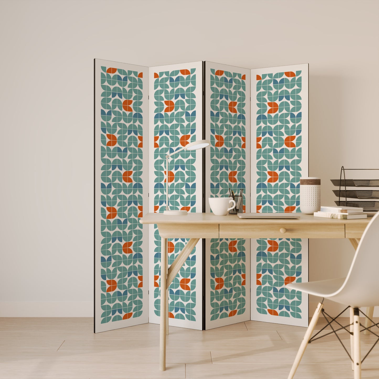 DIVISORE DECORATIVO PER AMBIENTI A 4 PANNELLI BE THE CHANGE
