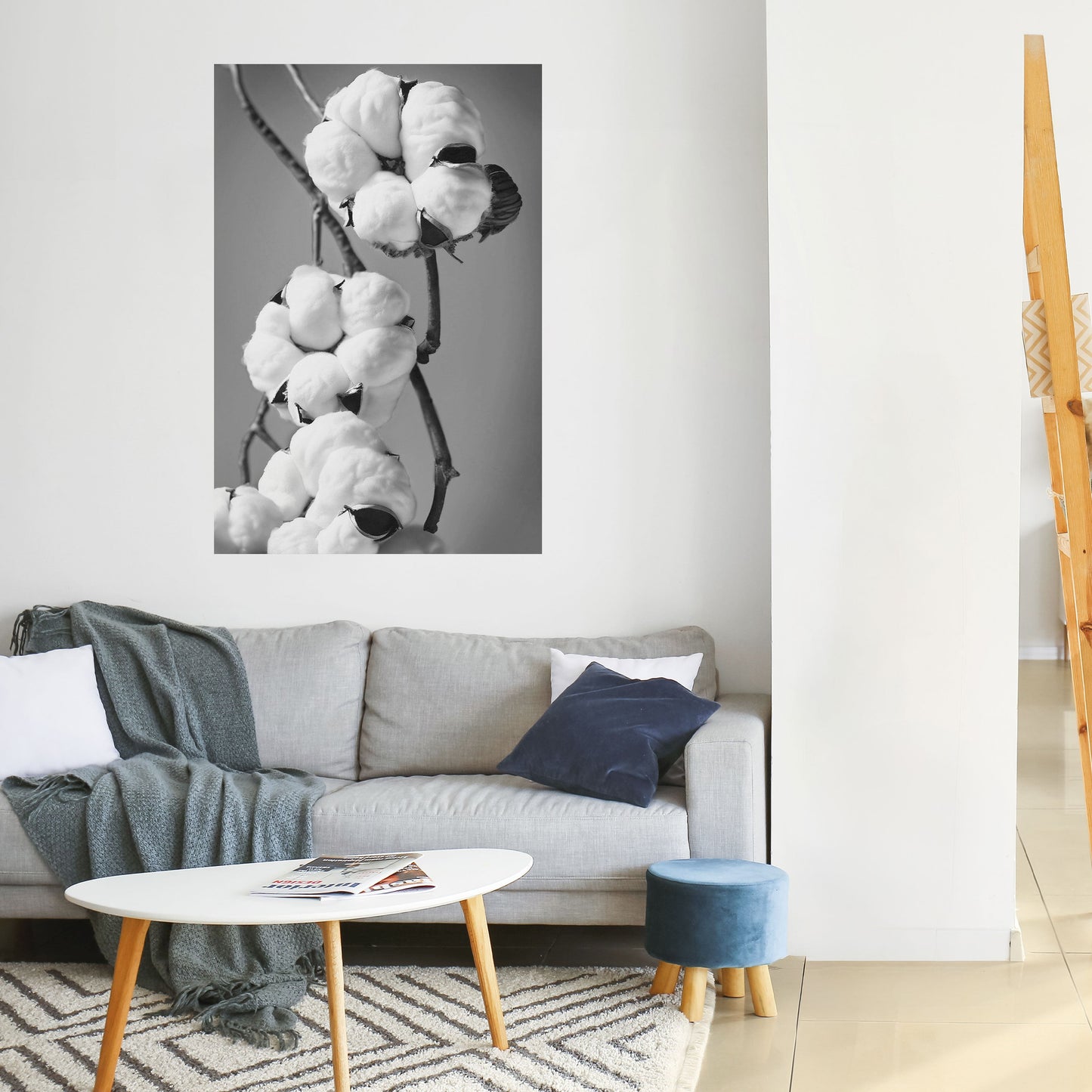 COTTON DREAMSCAPE Poster verticale staccabile e attaccabile