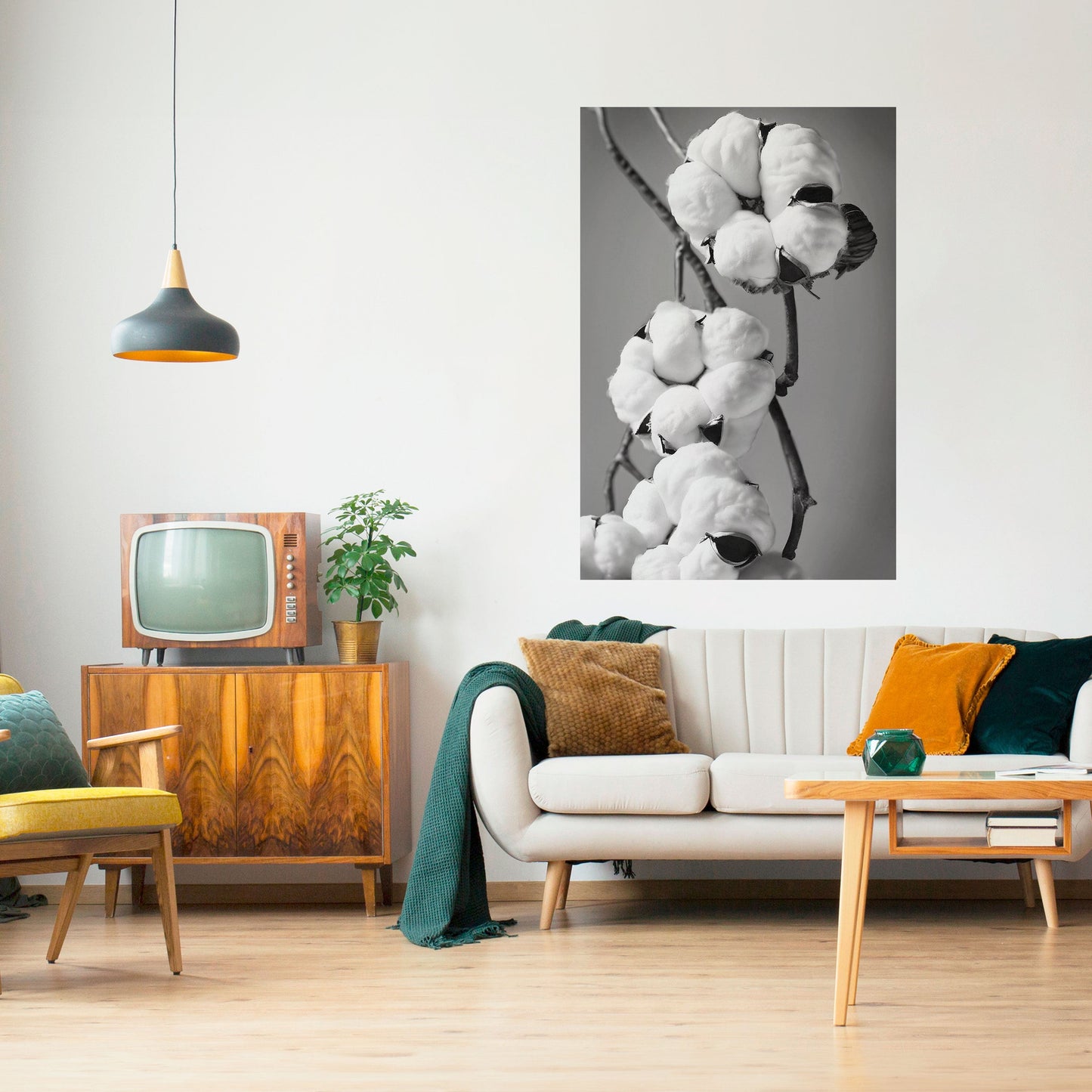 COTTON DREAMSCAPE Poster verticale staccabile e attaccabile