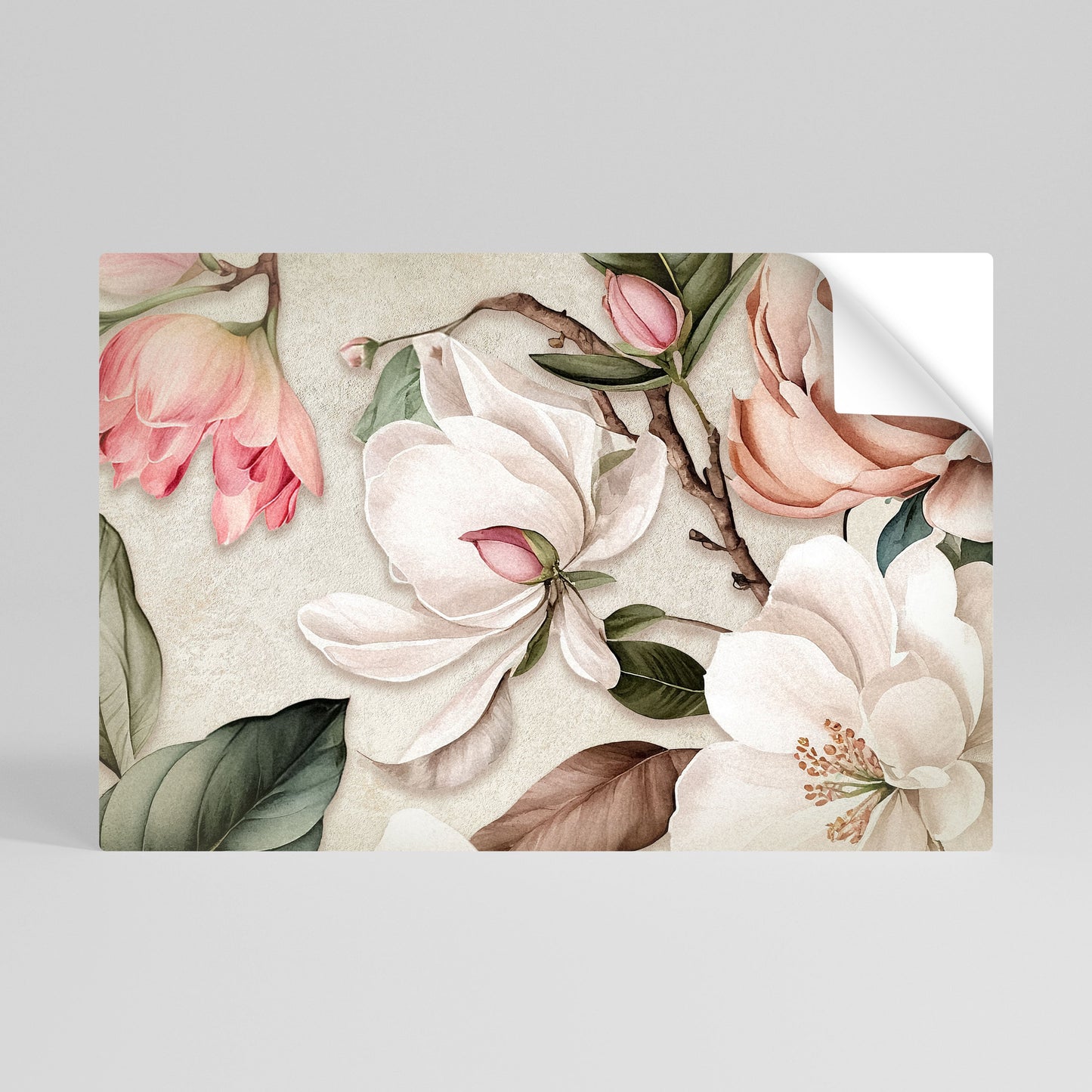 Poster orizzontale staccabile e attaccabile FLORAL GRACE