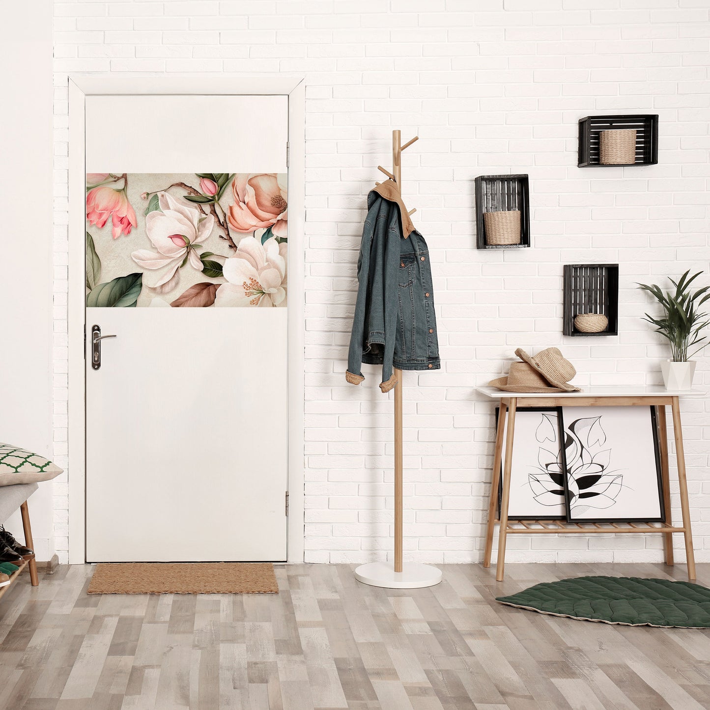 Poster orizzontale staccabile e attaccabile FLORAL GRACE
