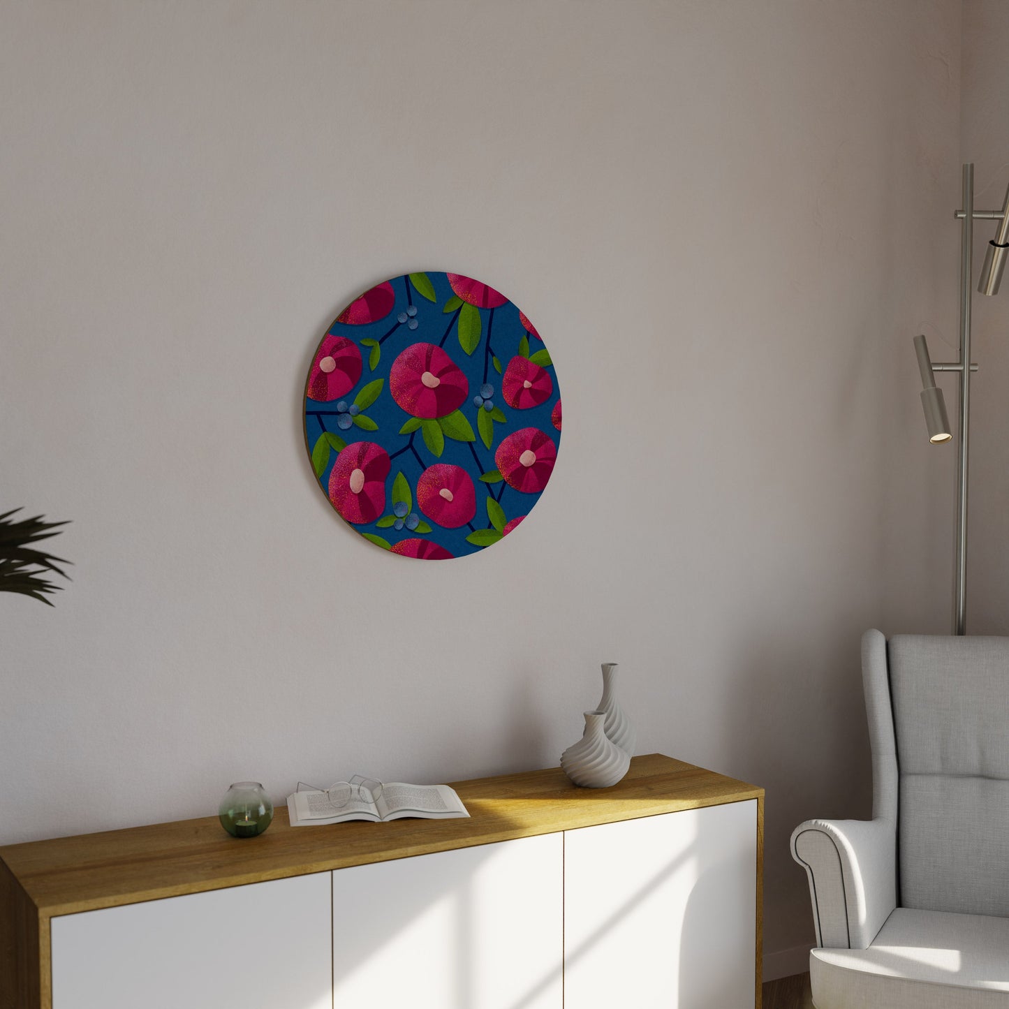SPRING THOUGHTS Round Wall Art