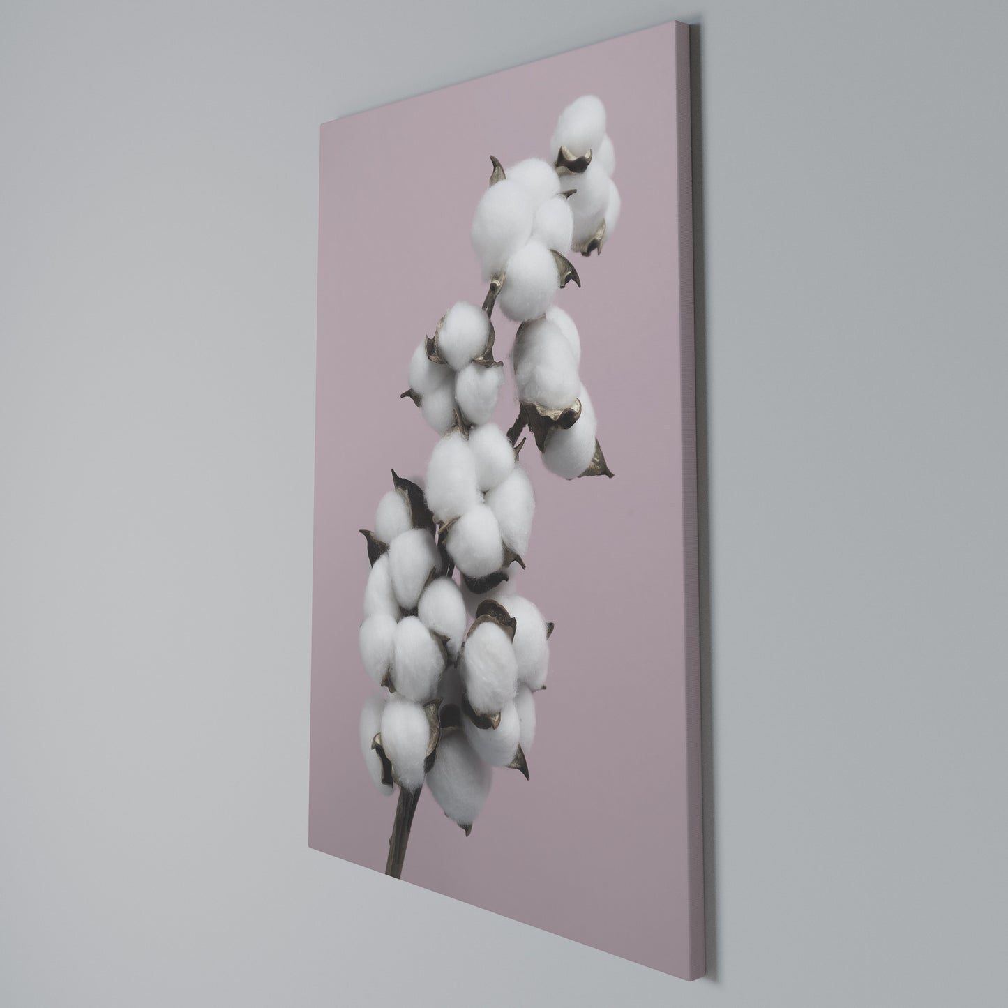 COTTON CLOUDS WHISPER Stampa su Tela Verticale