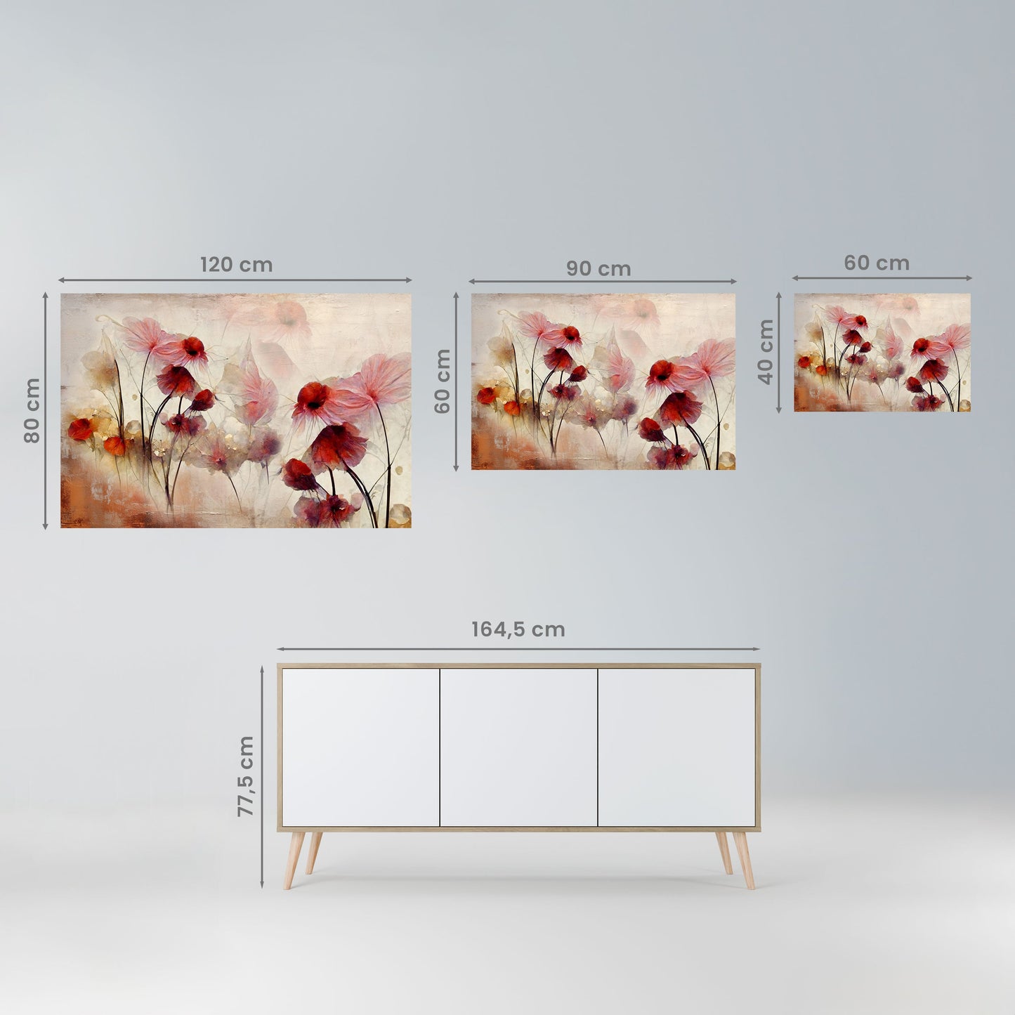 DELICATEZZA SELVAGGIA Poster orizzontale staccabile e attaccabile