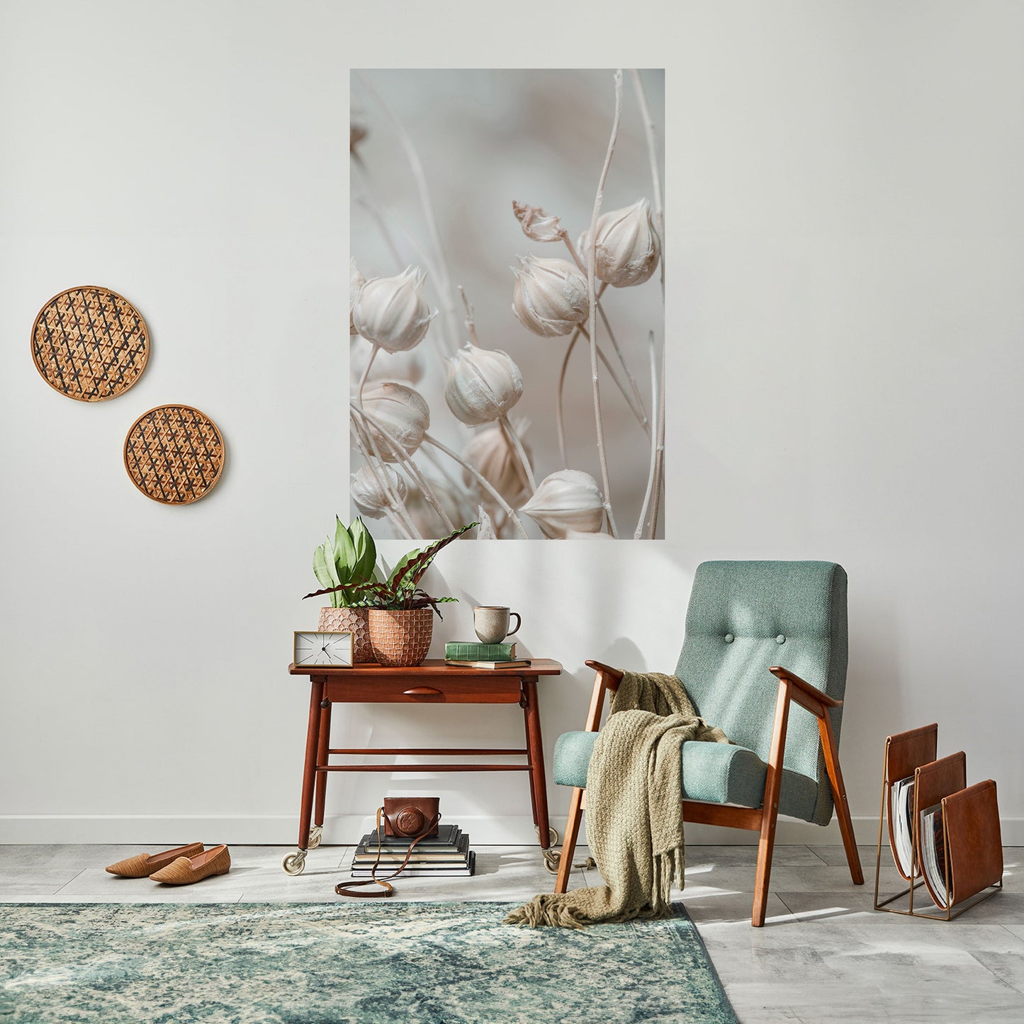 Poster verticale staccabile e attaccabile TRANQUIL BLOOMING VISION