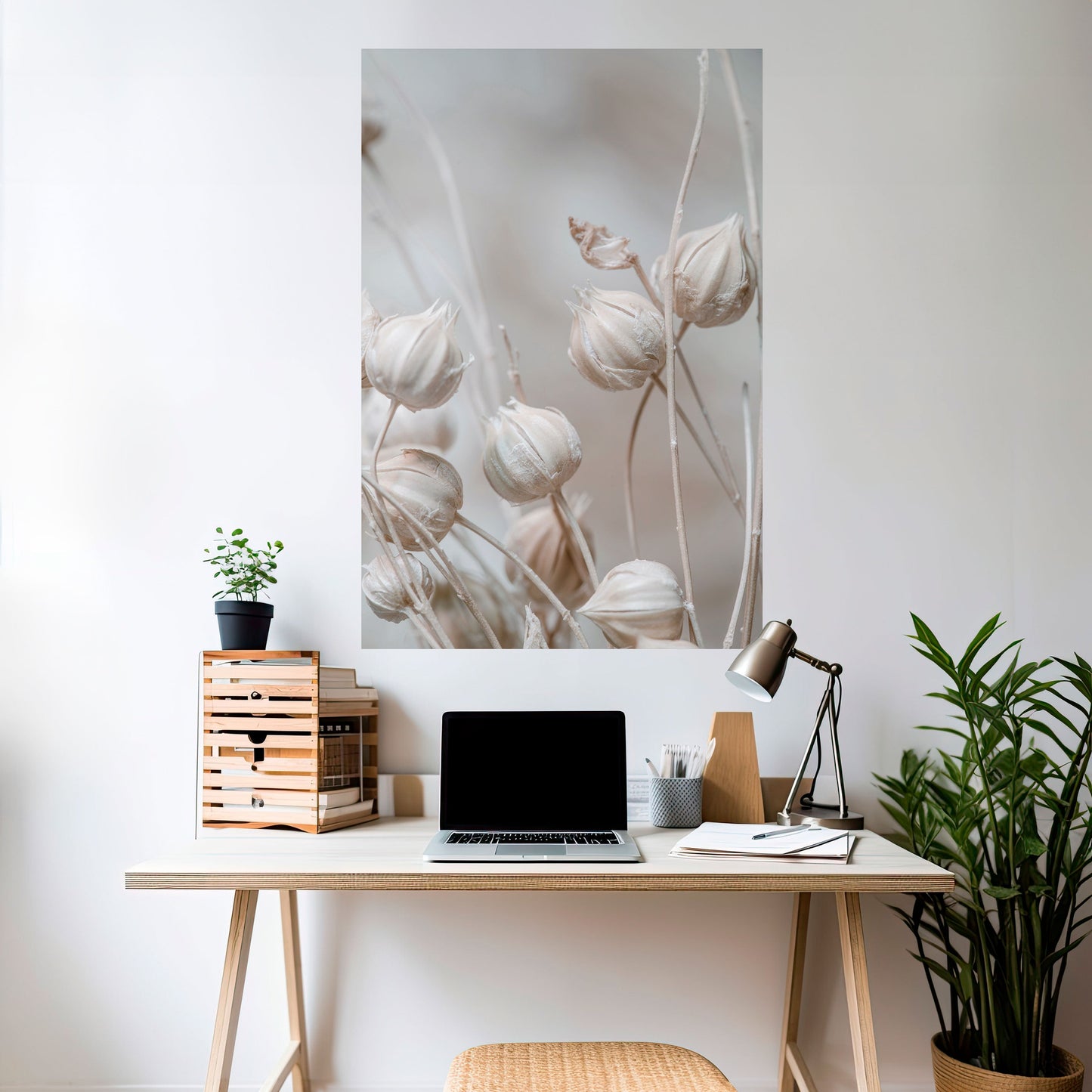 Poster verticale staccabile e attaccabile TRANQUIL BLOOMING VISION