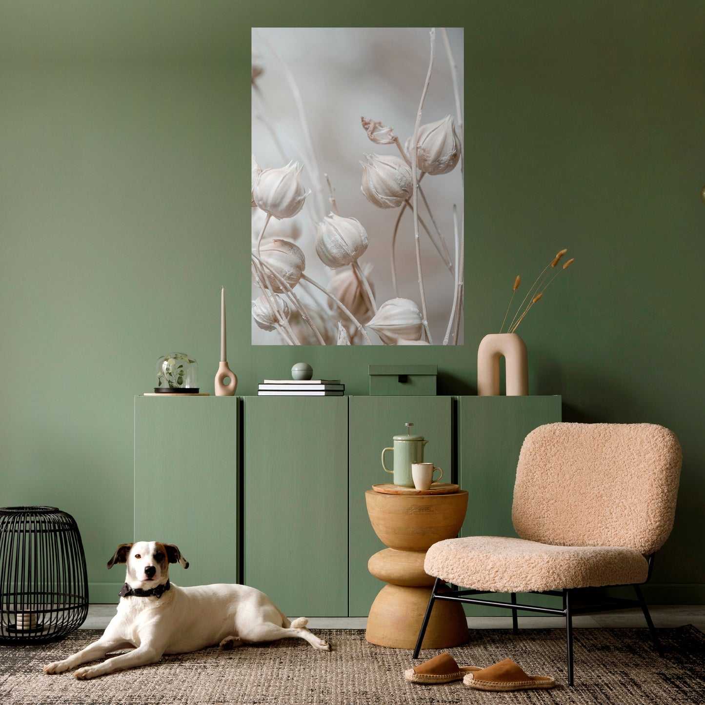 Poster verticale staccabile e attaccabile TRANQUIL BLOOMING VISION
