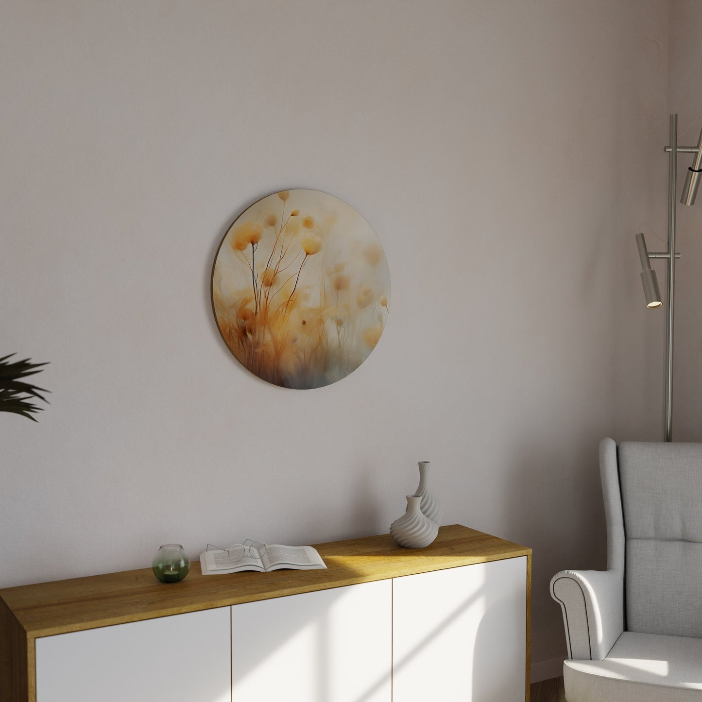 Decorazione murale rotonda GOLDEN HUE EMBRACE