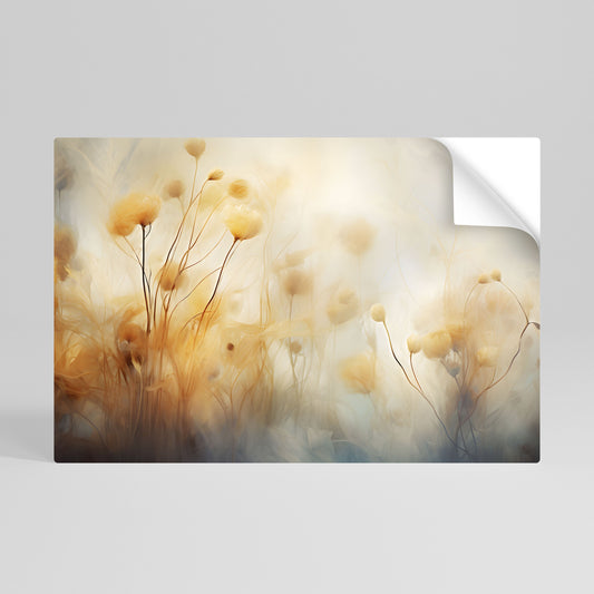 GOLDEN HUE EMBRACE Poster orizzontale staccabile e attaccabile
