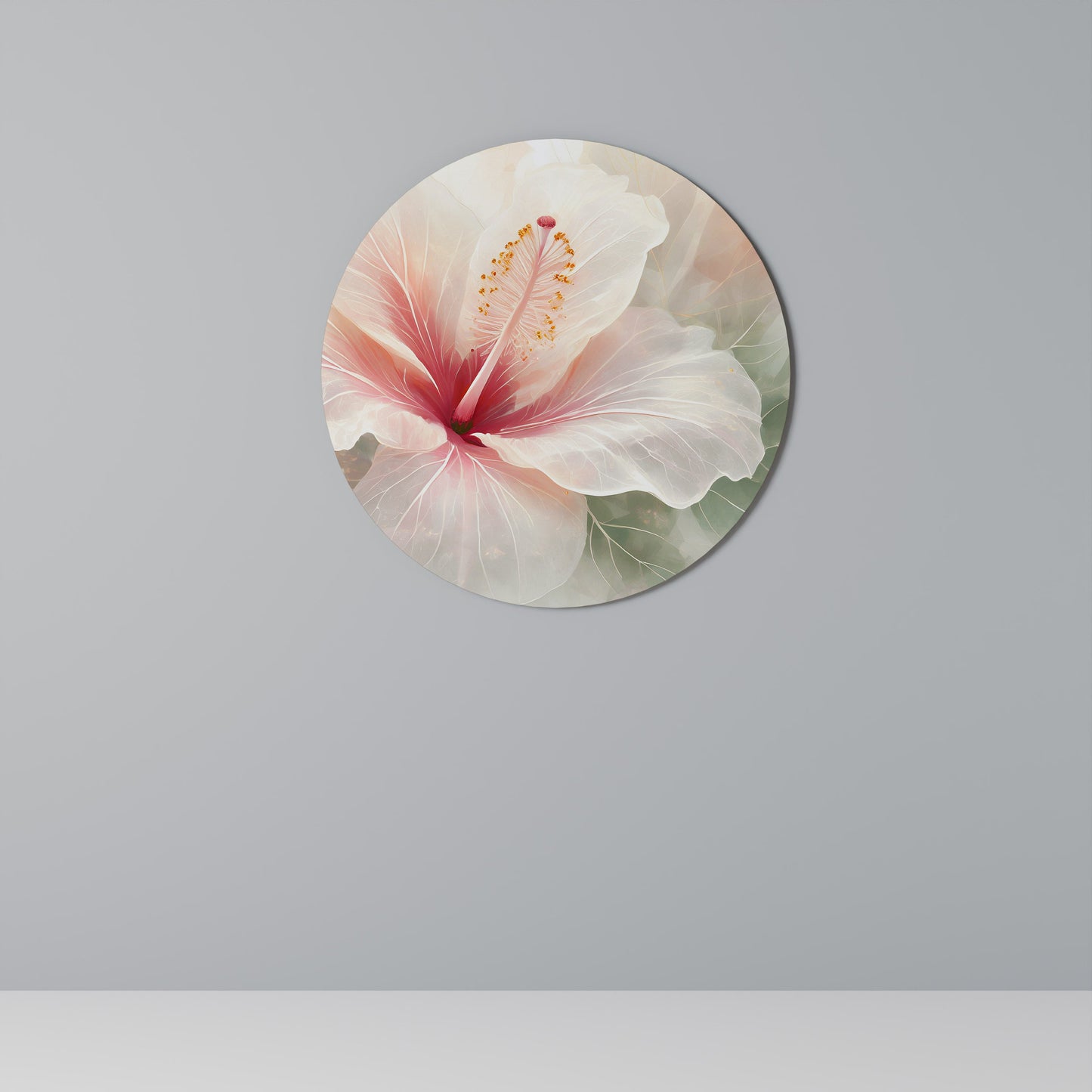 GOSSAMER FLORAL DREAM - Decorazione murale rotonda
