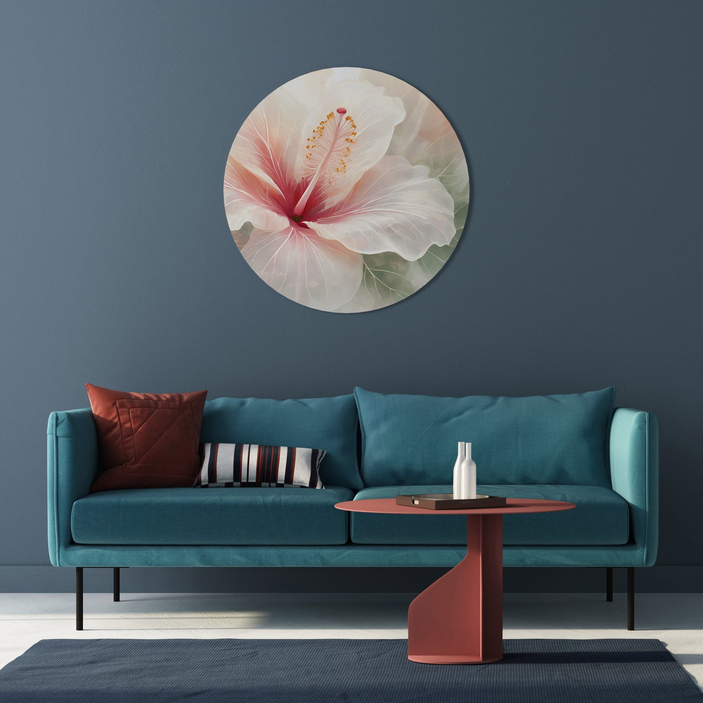 GOSSAMER FLORAL DREAM - Decorazione murale rotonda