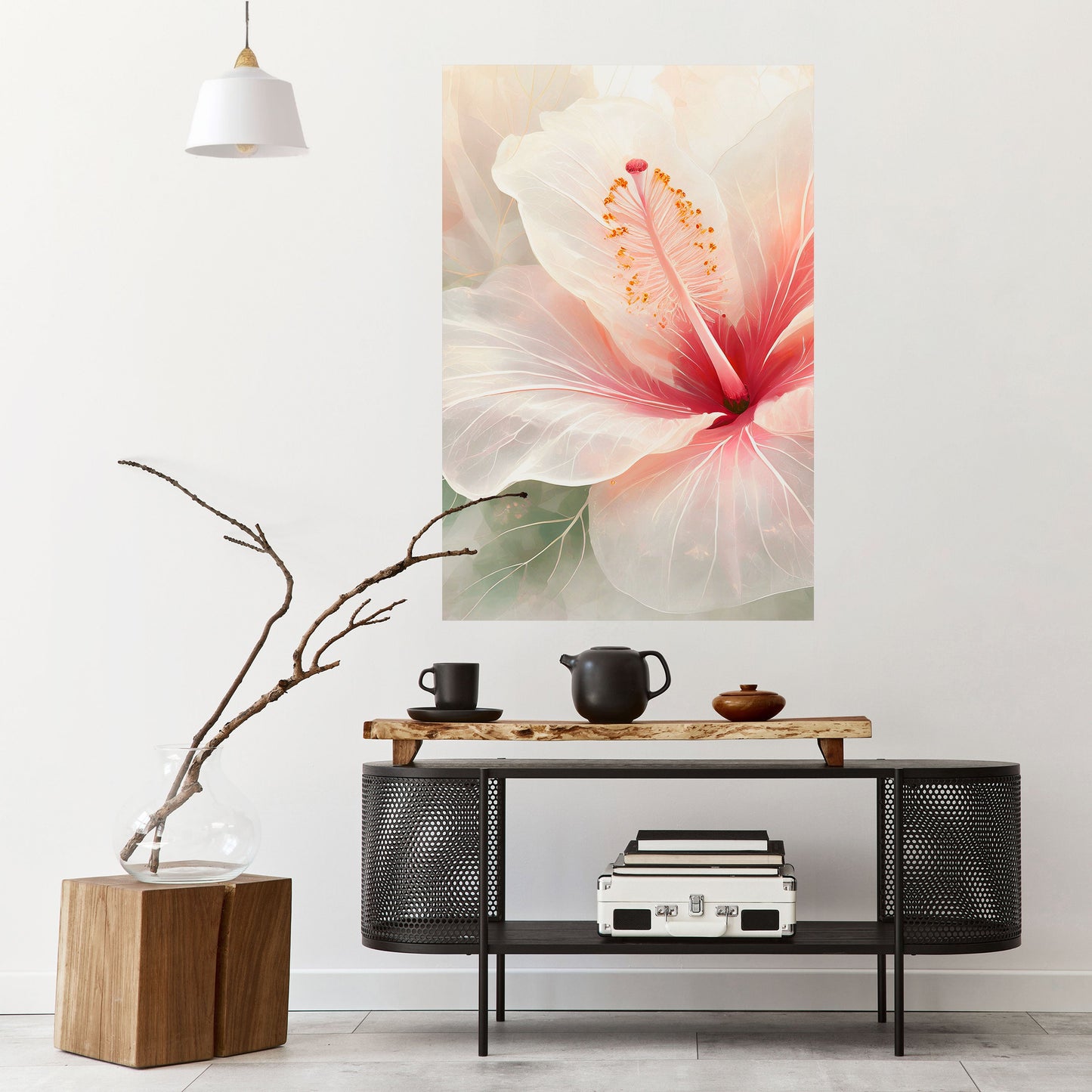 Poster verticale staccabile e attaccabile GOSSAMER FLORAL DREAM