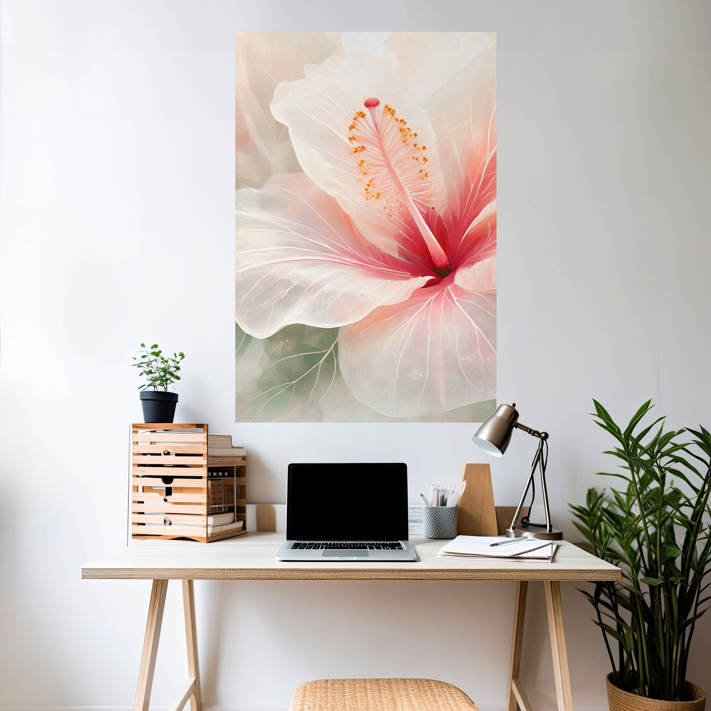 Poster verticale staccabile e attaccabile GOSSAMER FLORAL DREAM