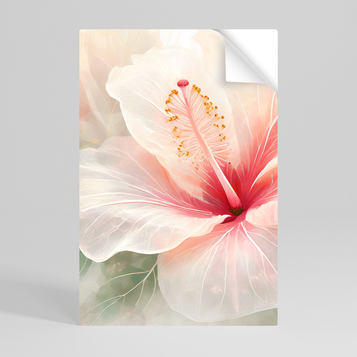 Poster verticale staccabile e attaccabile GOSSAMER FLORAL DREAM