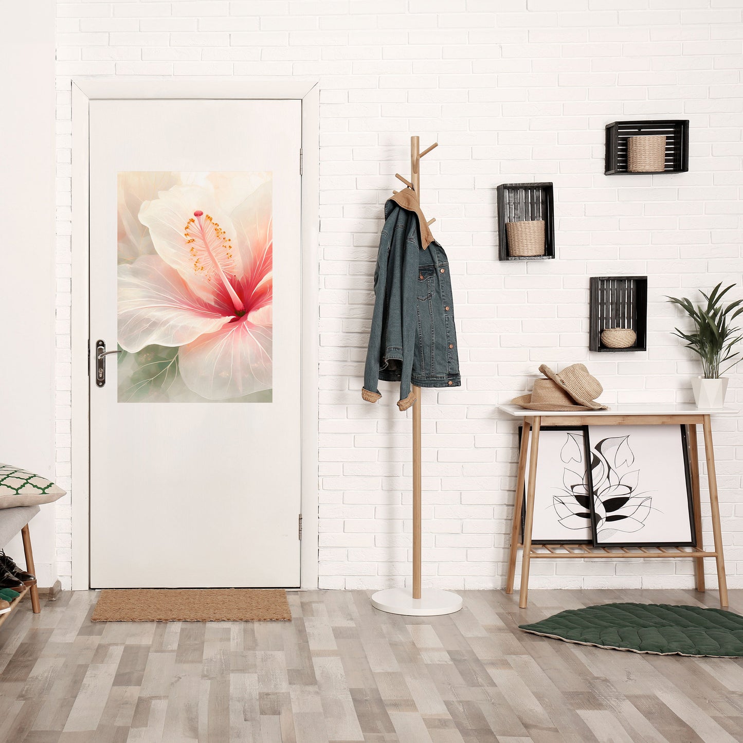 Poster verticale staccabile e attaccabile GOSSAMER FLORAL DREAM