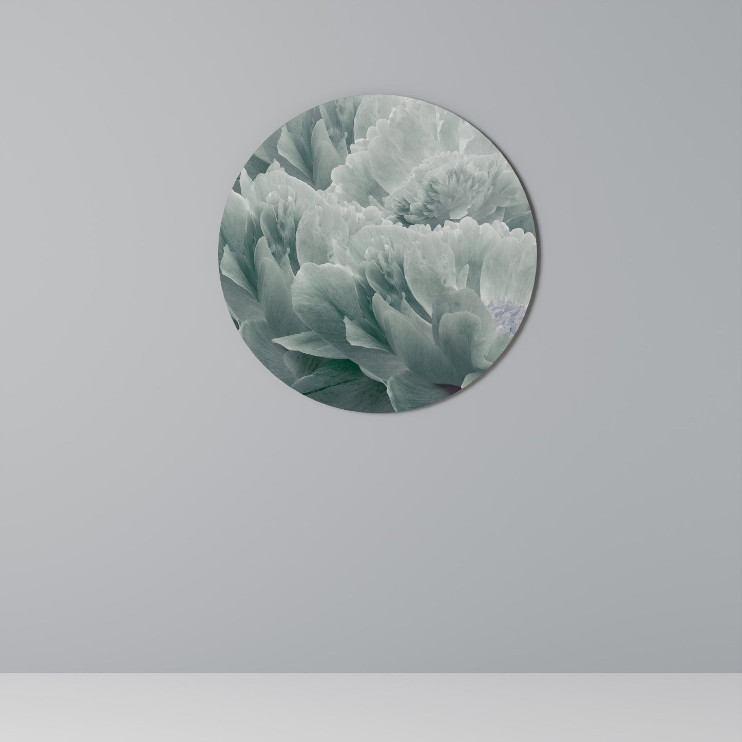 TREE PEONIES Round Wall Art