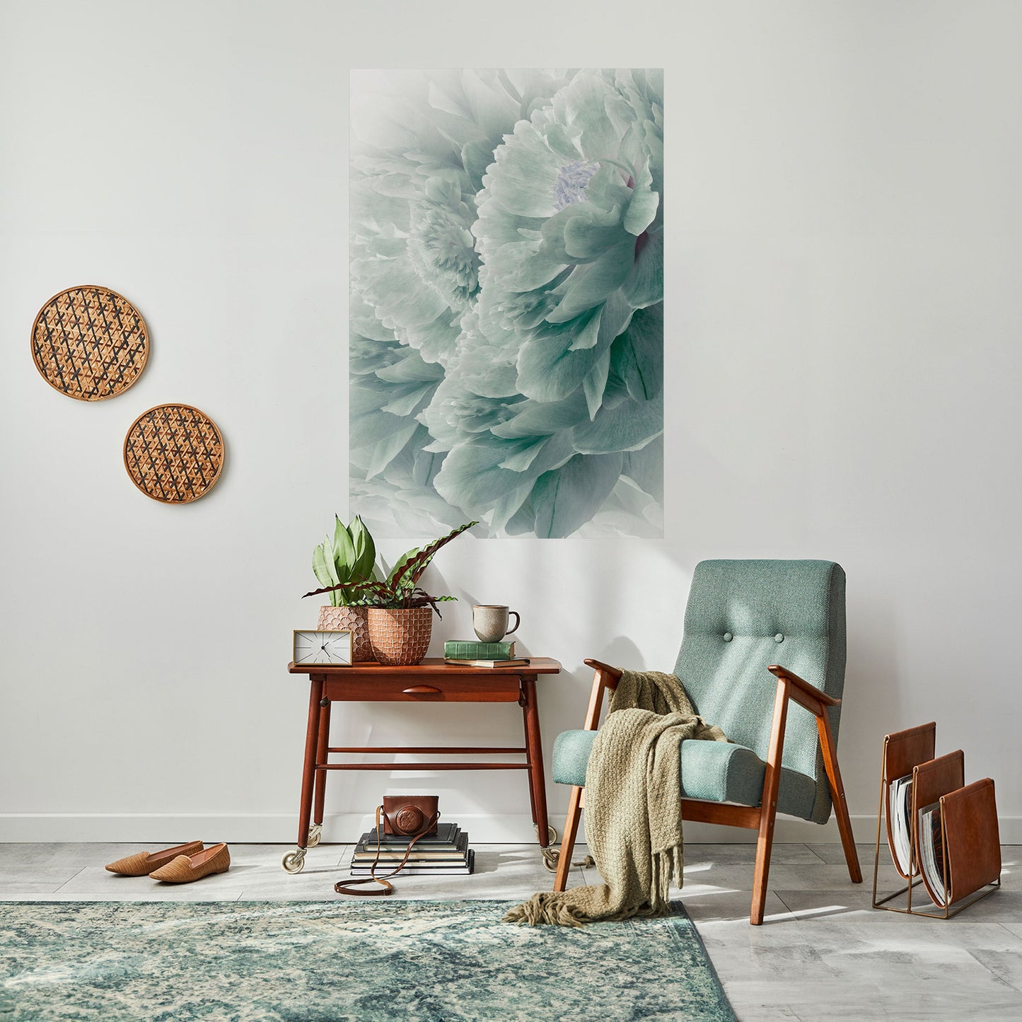 Poster verticale staccabile e attaccabile "PEONIE arboree"