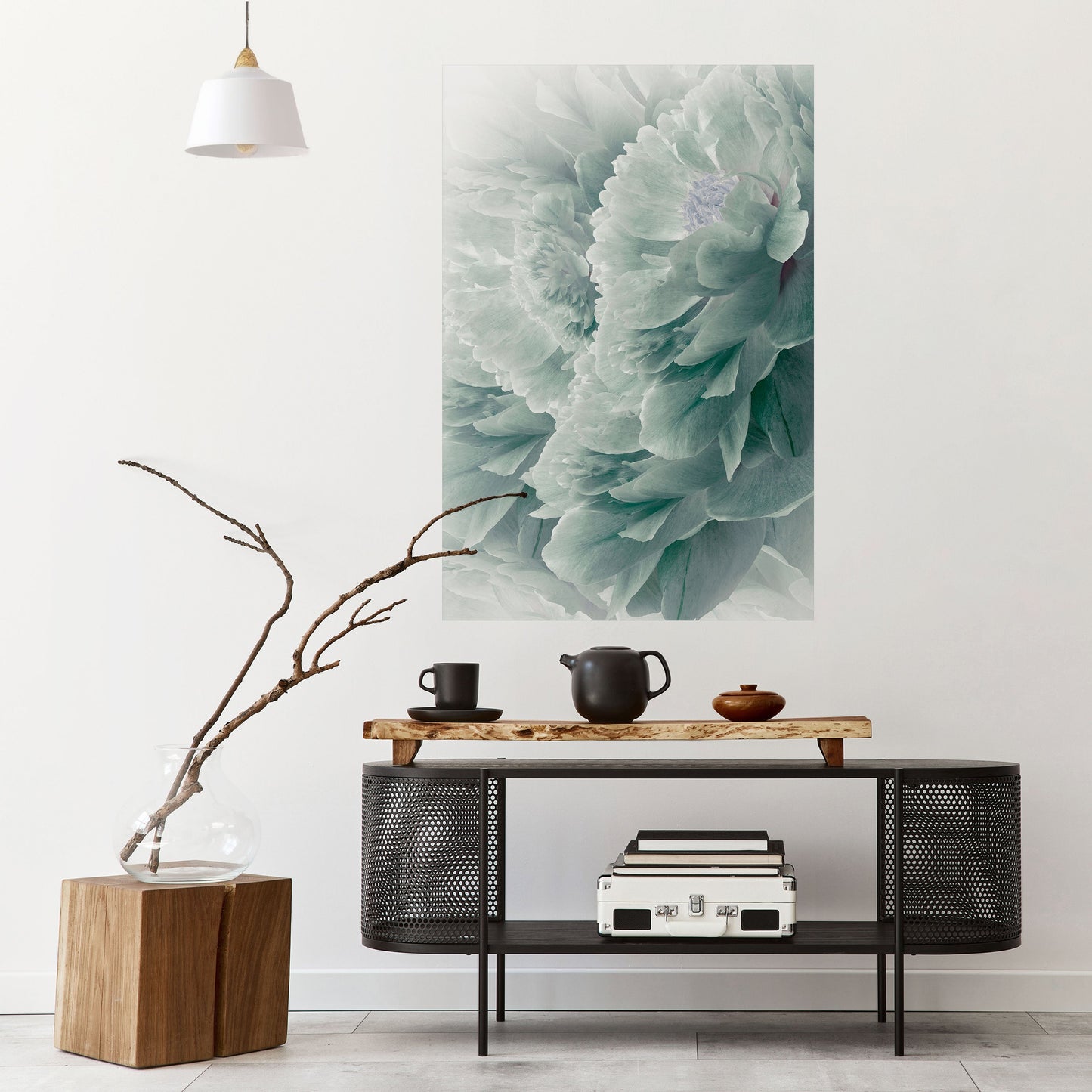 Poster verticale staccabile e attaccabile "PEONIE arboree"