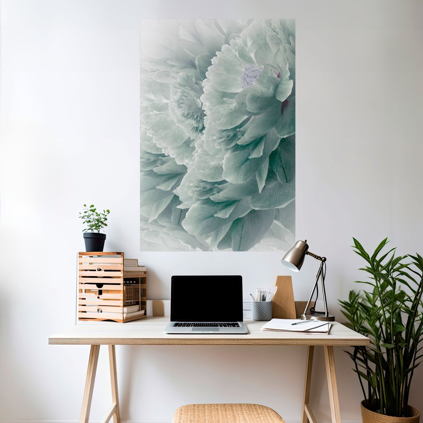 Poster verticale staccabile e attaccabile "PEONIE arboree"
