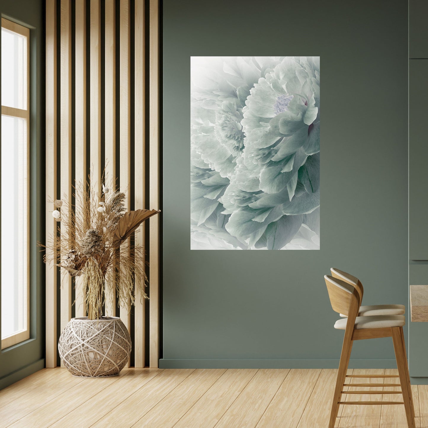 Poster verticale staccabile e attaccabile "PEONIE arboree"
