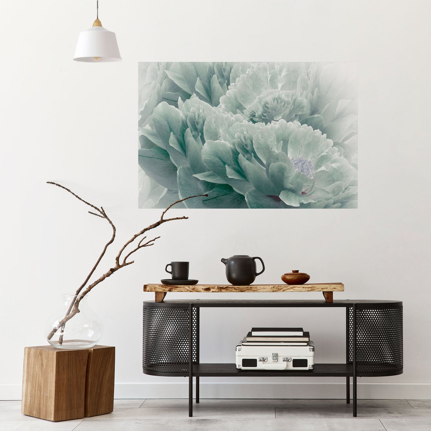 Poster orizzontale staccabile e attaccabile "PEONIE arboree"