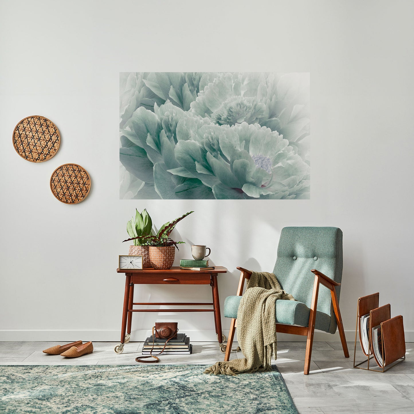 Poster orizzontale staccabile e attaccabile "PEONIE arboree"