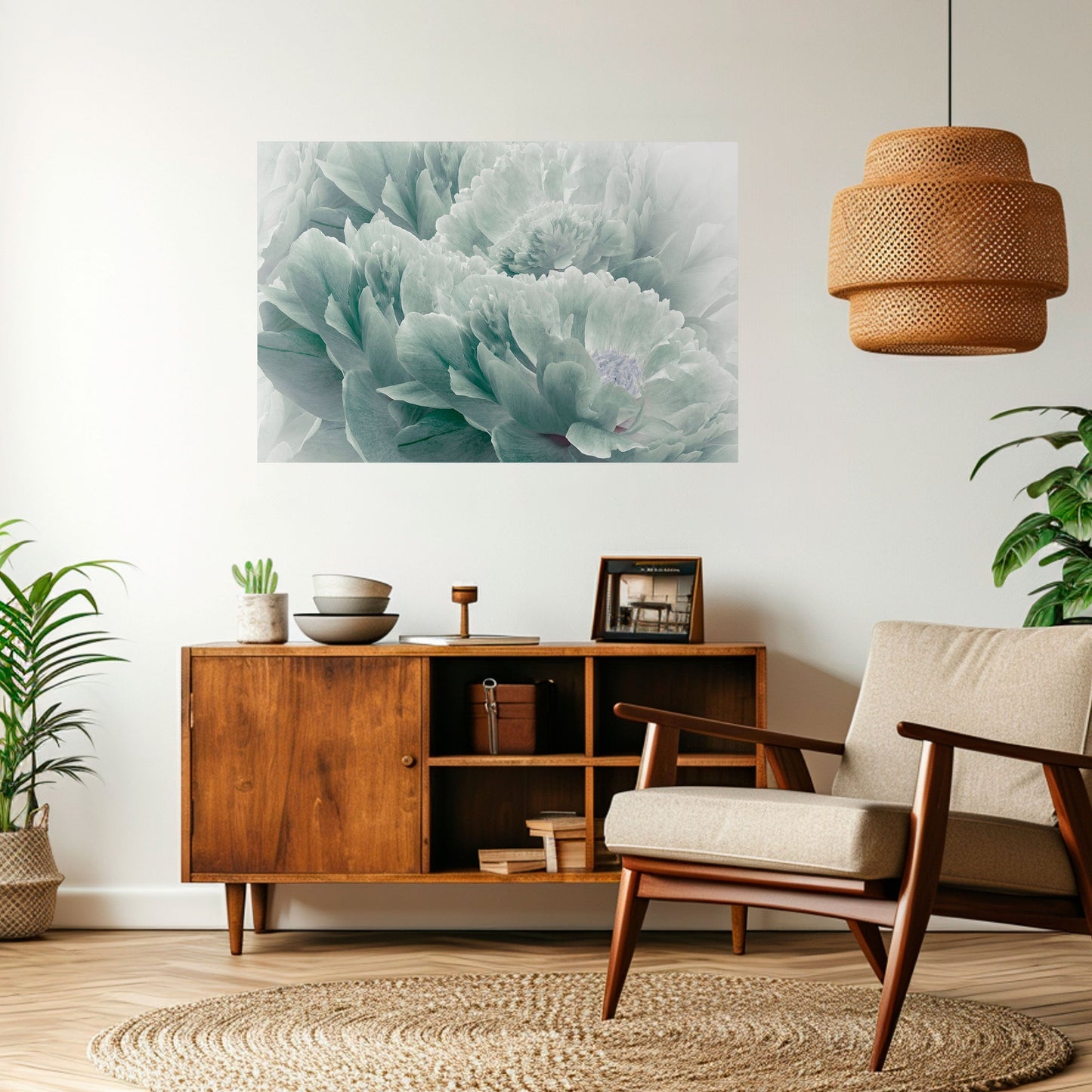 Poster orizzontale staccabile e attaccabile "PEONIE arboree"