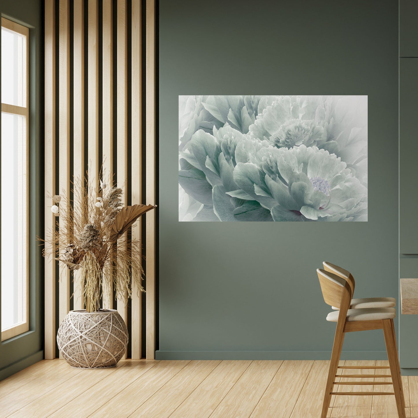 Poster orizzontale staccabile e attaccabile "PEONIE arboree"
