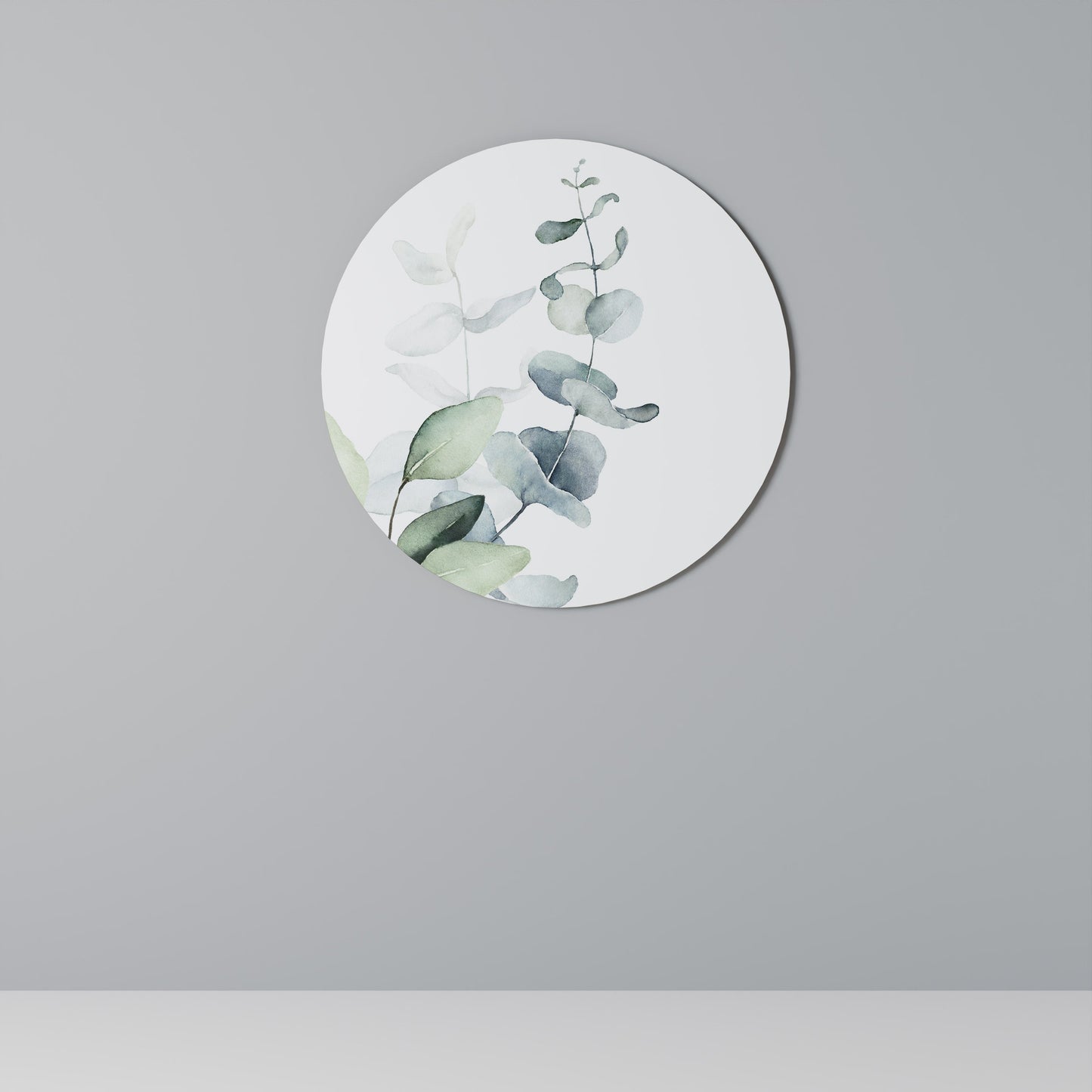 AQUA LEAF SYMPHONY - Decorazione murale rotonda