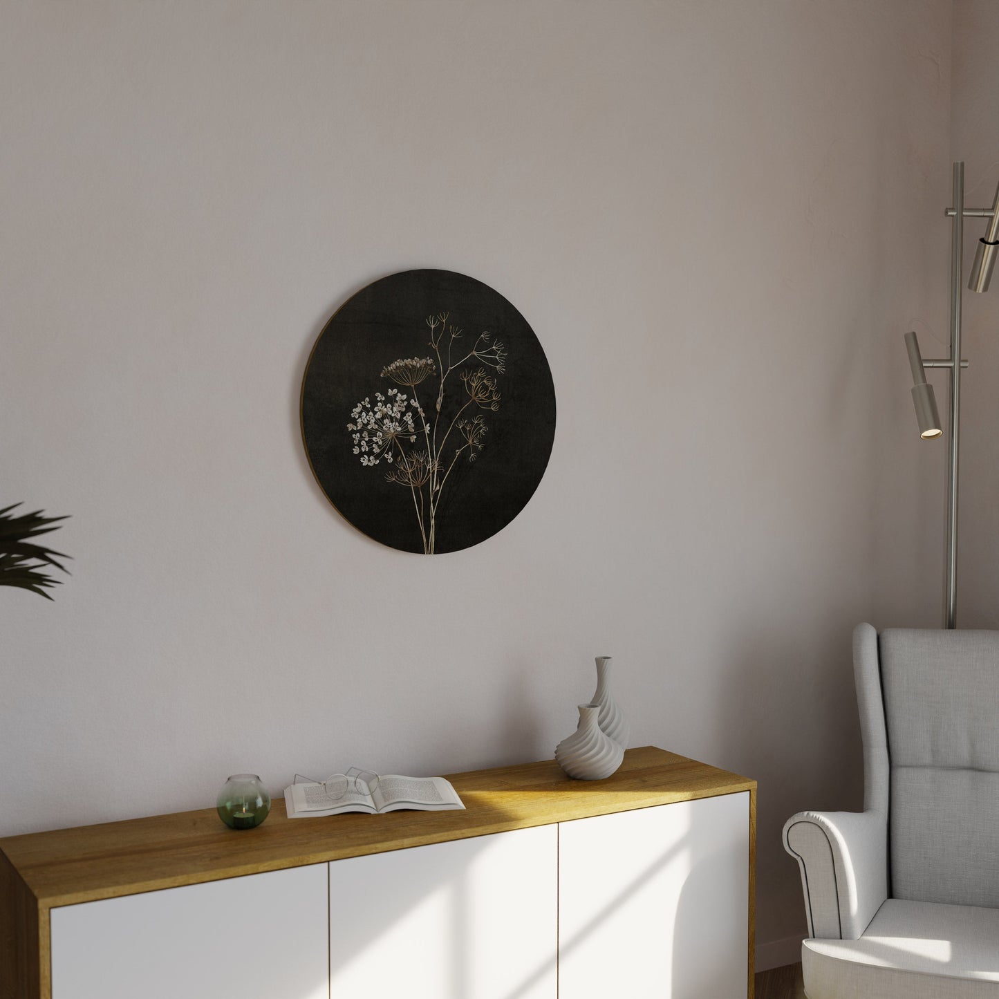MEADOW MEMORIES Round Wall Art