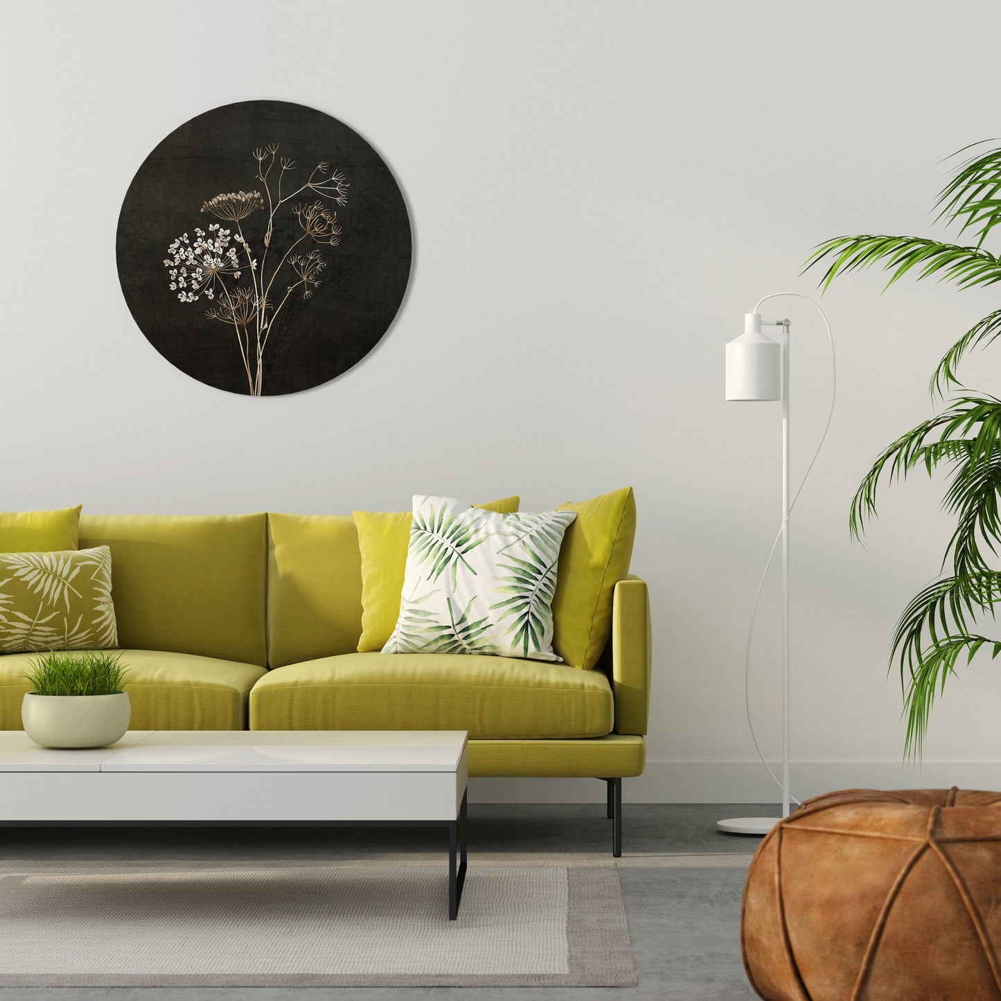 MEADOW MEMORIES Round Wall Art