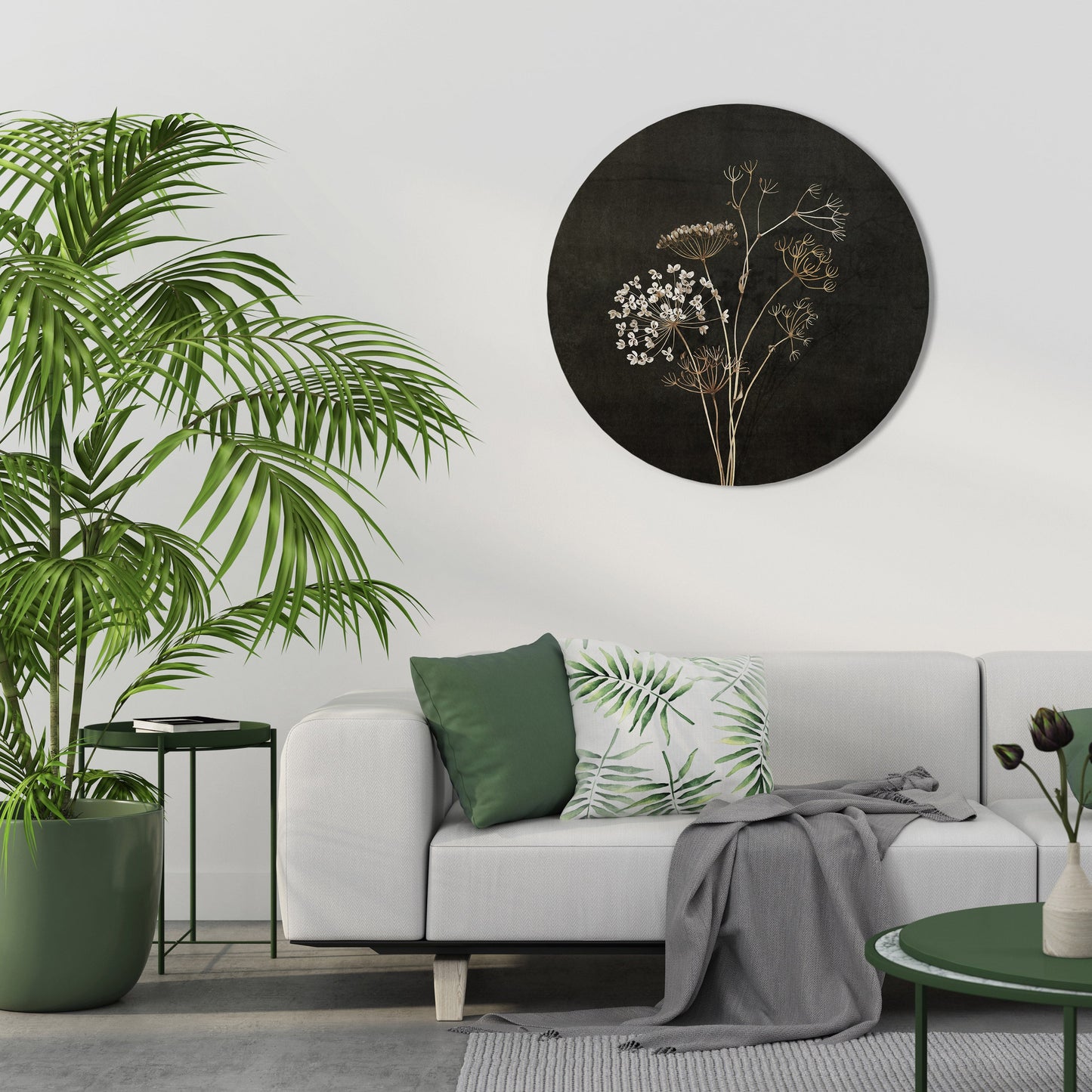 MEADOW MEMORIES Round Wall Art