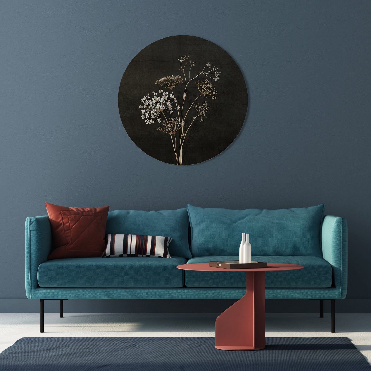 MEADOW MEMORIES Round Wall Art