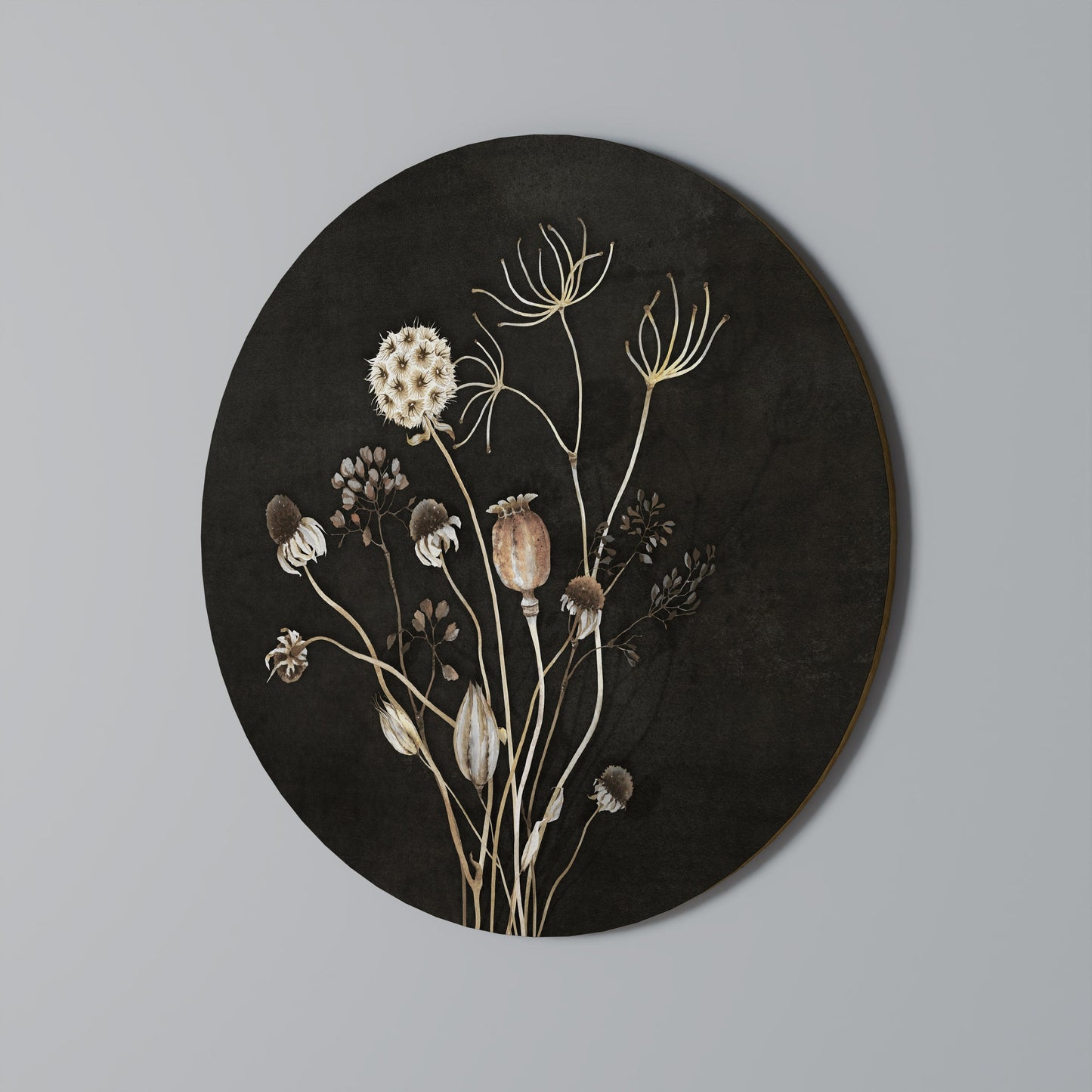 Arte murale rotonda MEADOW SHADES