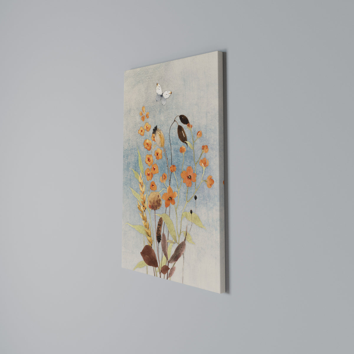 WHISPERS OF WILDFLOWERS Stampa su tela verticale