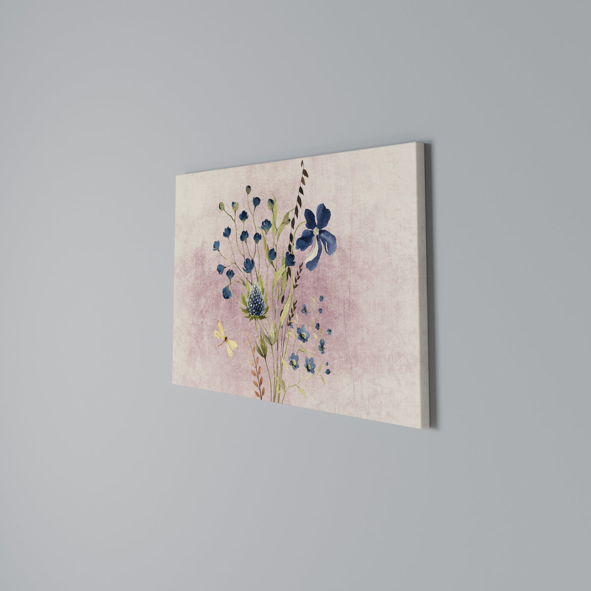 CORNFLOWER REVERIE Stampa su tela orizzontale